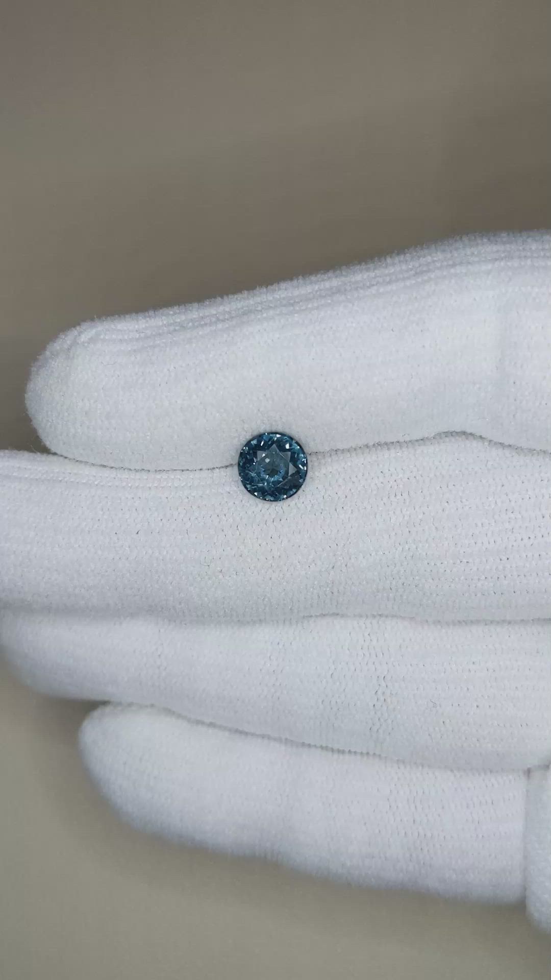 1.47 Ct. Blue Spinel from Burma (Myanmar) Size Video
