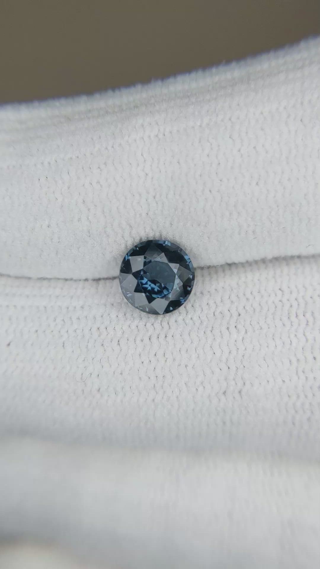 1.47 Ct. Blue Spinel from Burma (Myanmar) Size Video