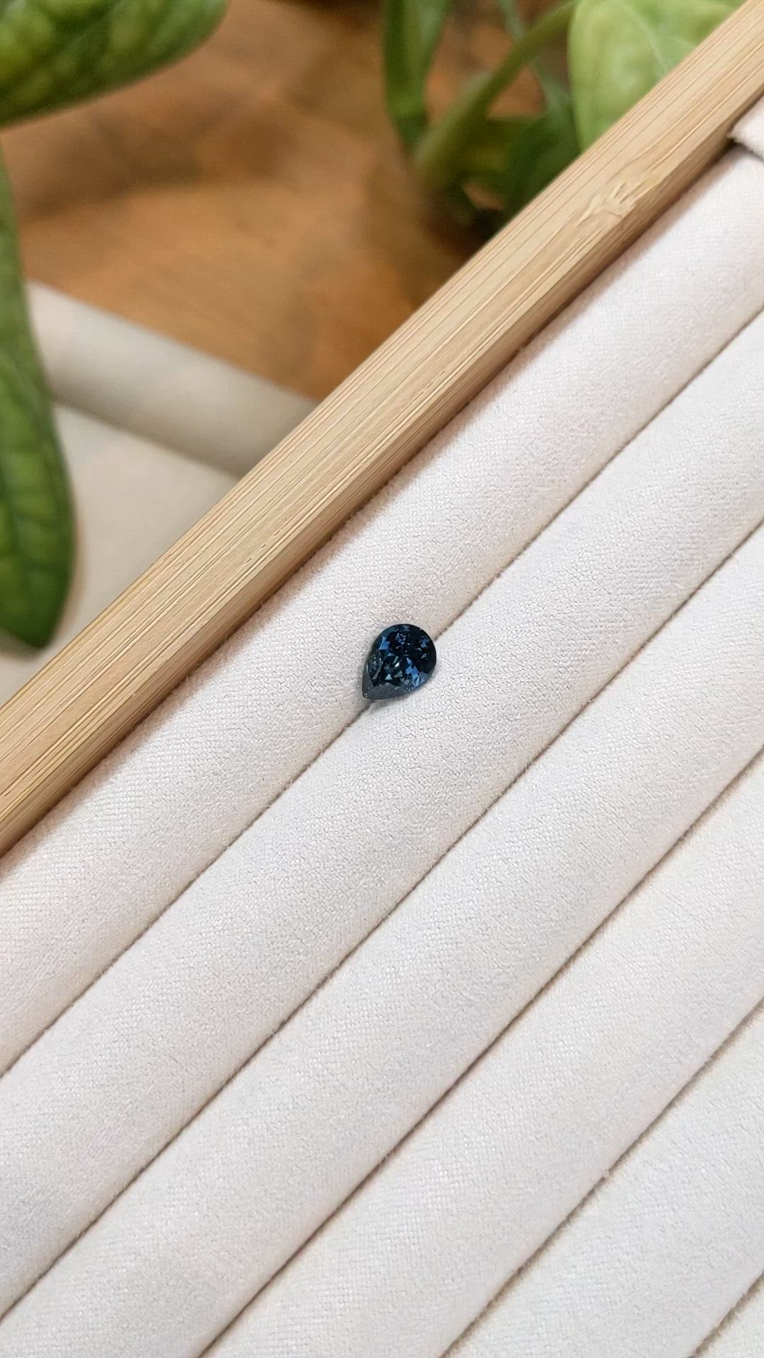 1.83 Ct. Blue Spinel from Burma (Myanmar) Size Video