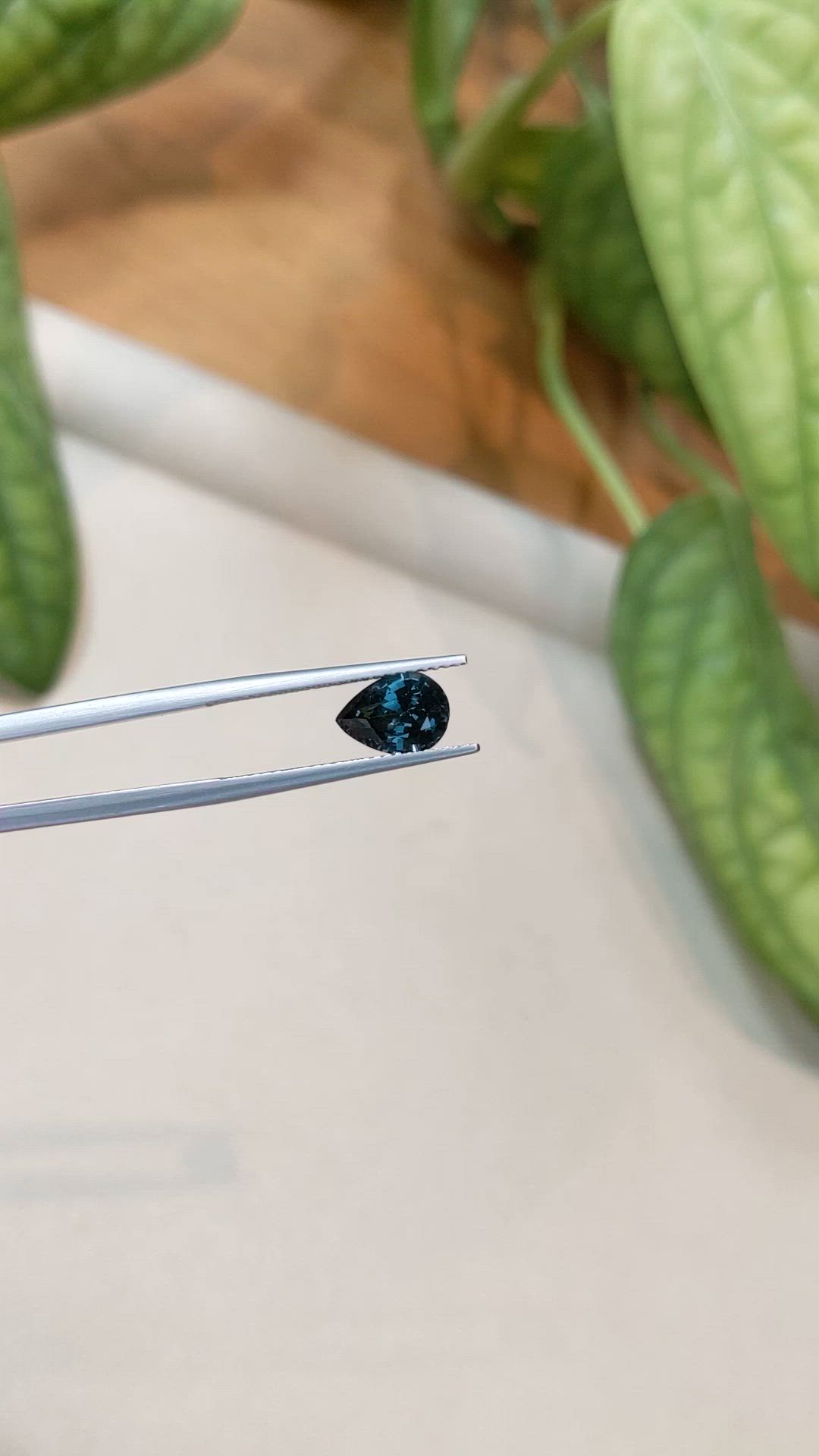 1.83 Ct. Blue Spinel from Burma (Myanmar) Size Video