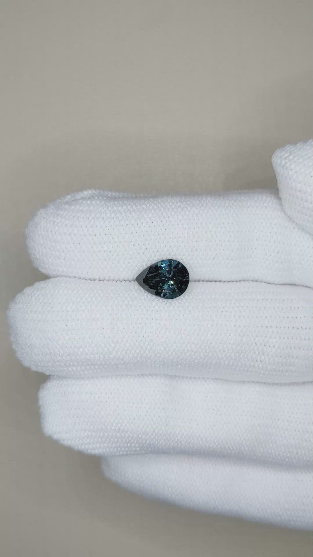 1.83 Ct. Blue Spinel from Burma (Myanmar) Size Video
