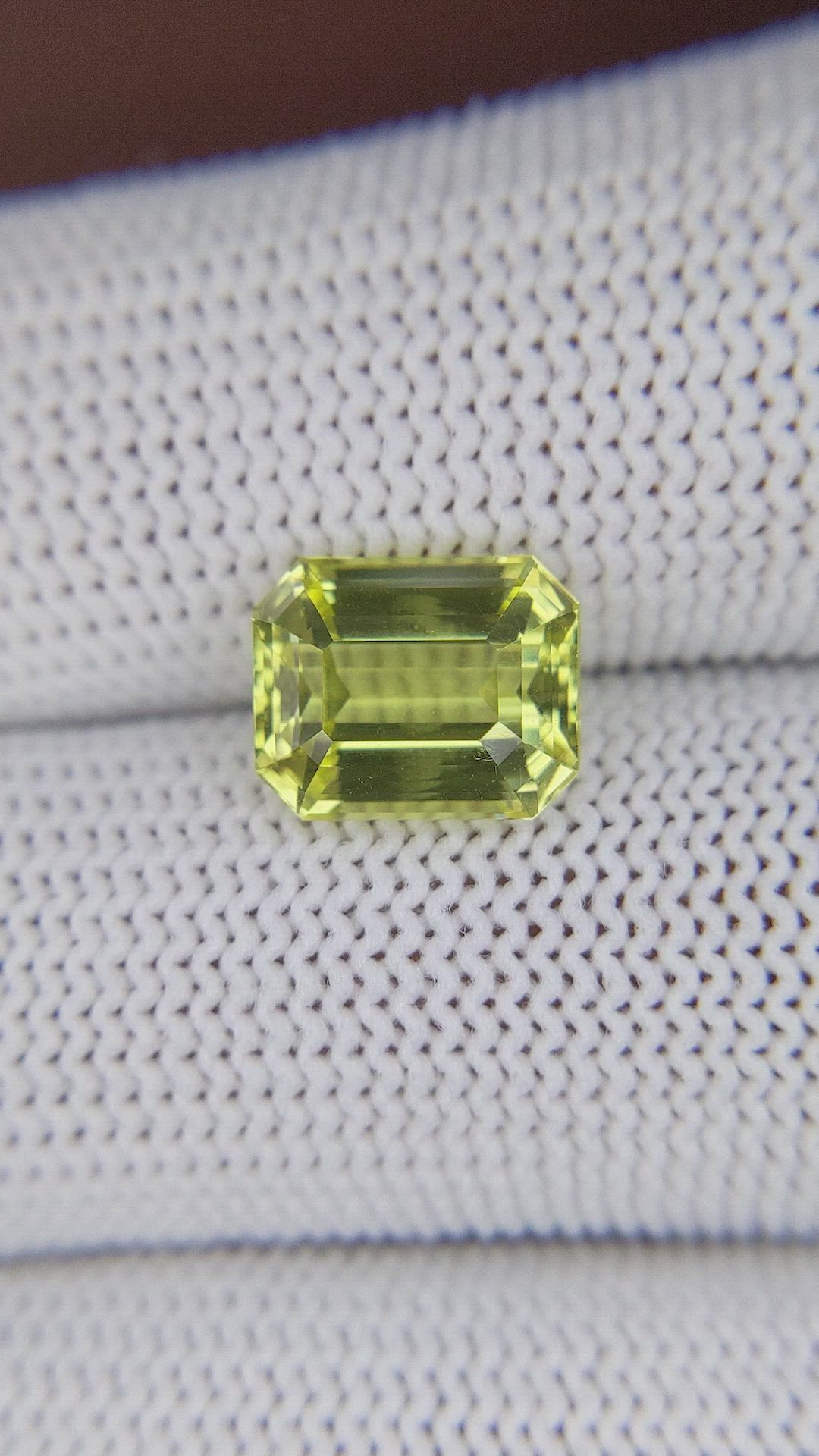 4.18 Ct. Greenish Yellow Chrysoberyl from Tanzania Size Video