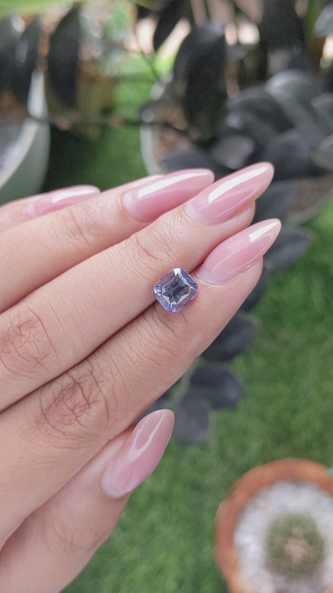 2.10 Ct. Violet Spinel from Tanzania Size Video