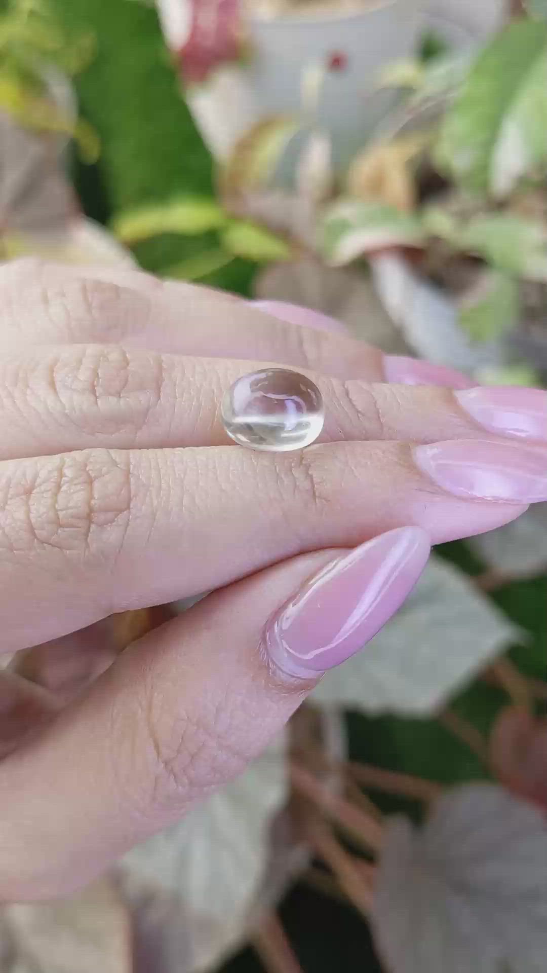 4.71 Ct. Smoky Cabochon Smokey Quartz from Ceylon (Sri Lanka) Size Video