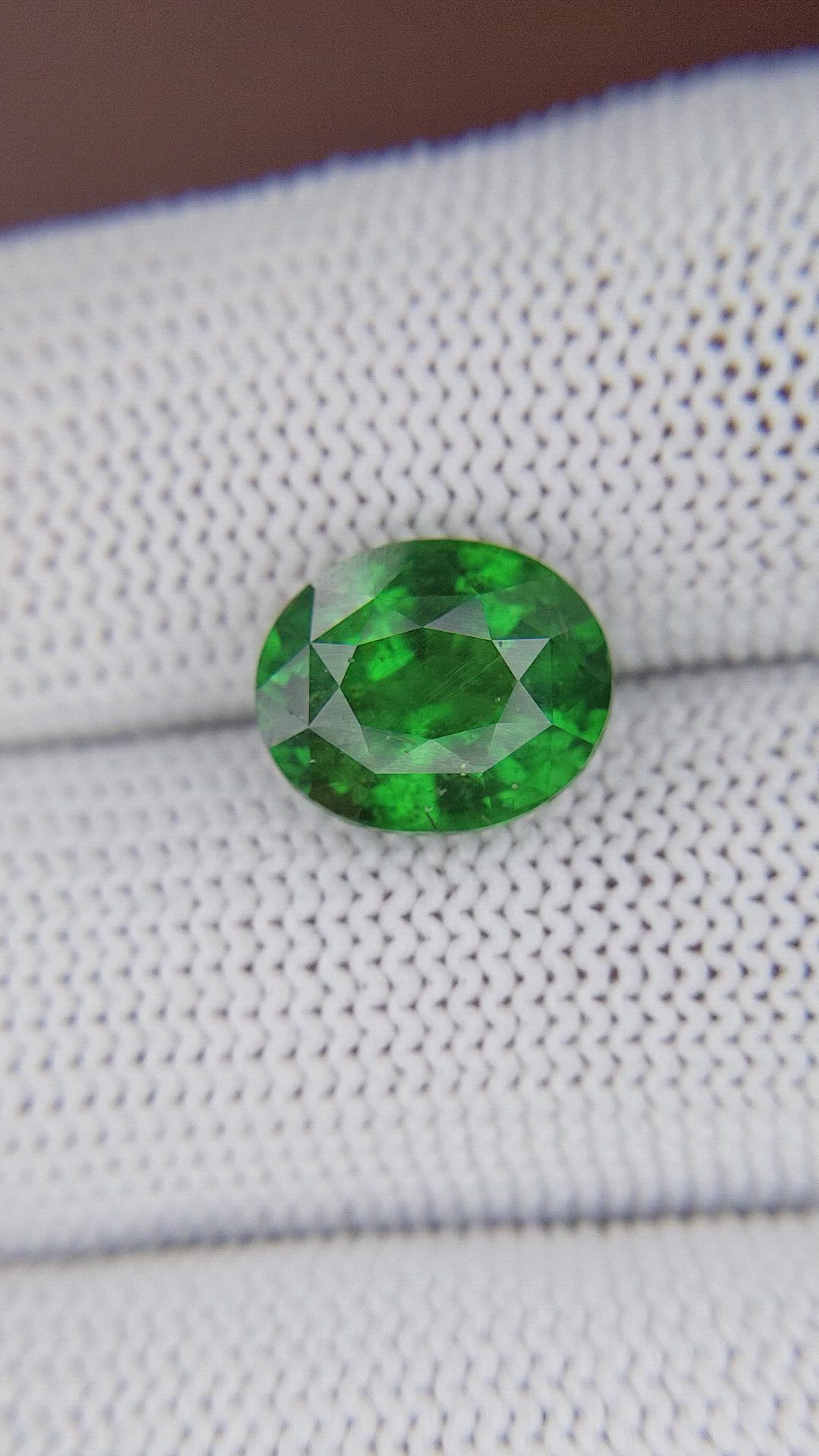 5.02 Ct. Tsavorite Garnet from Kenya Size Video