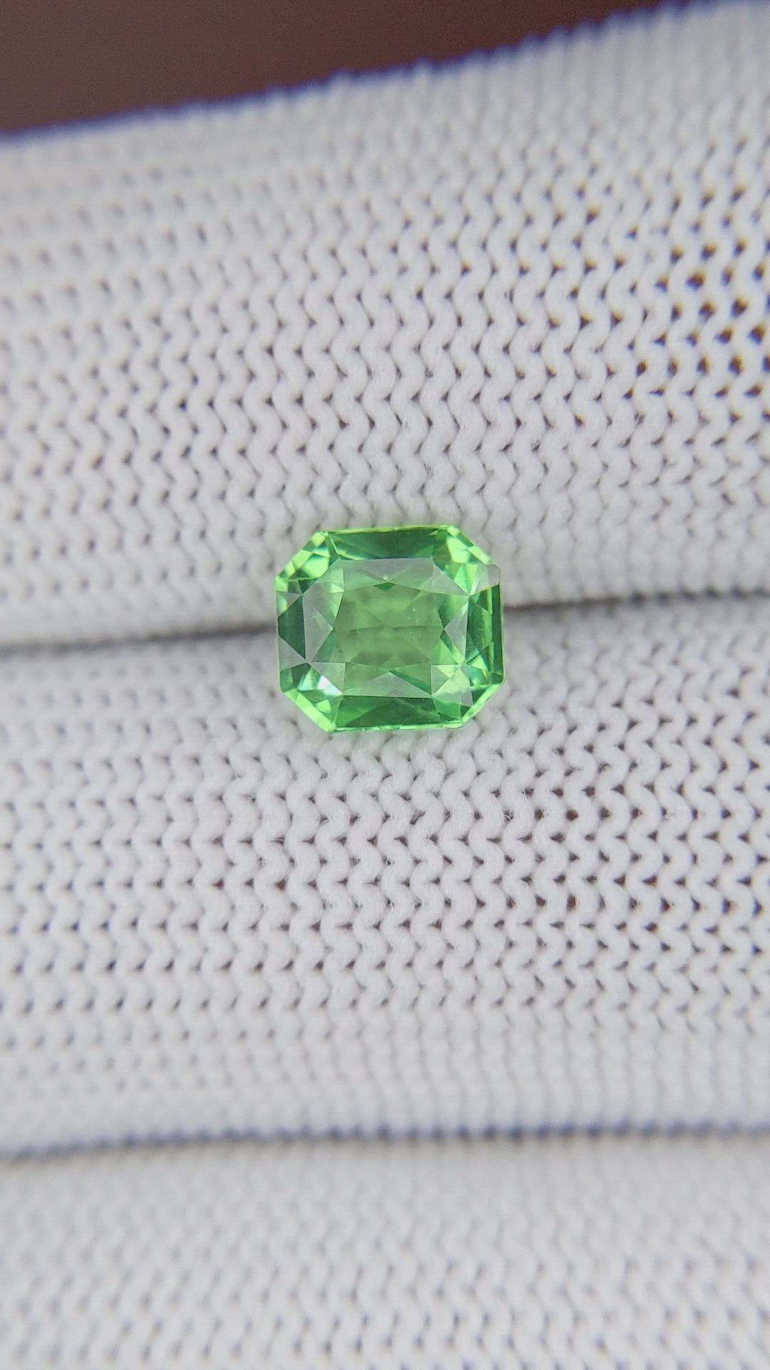 1.68 Ct. Tsavorite Garnet from Tanzania Size Video