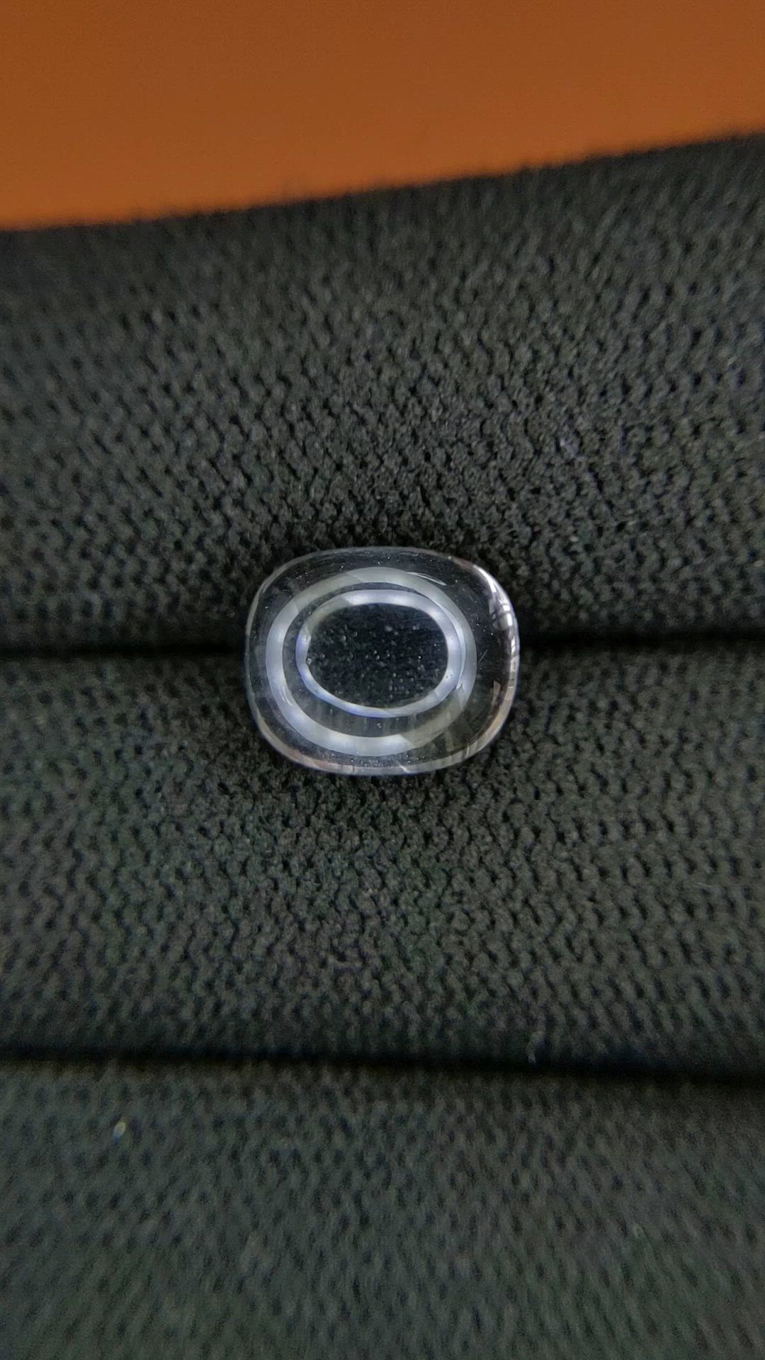 3.70 Ct. White Cabochon Quartz from Madagascar Size Video