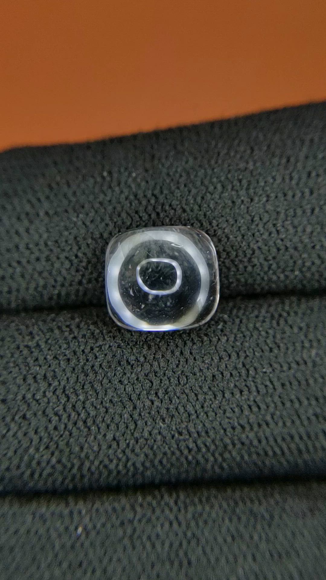 5.09 Ct. White Cabochon Quartz from Madagascar Size Video