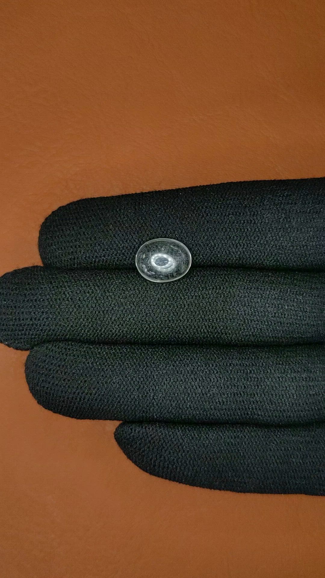 2.93 Ct. White Cabochon Quartz from Madagascar Size Video