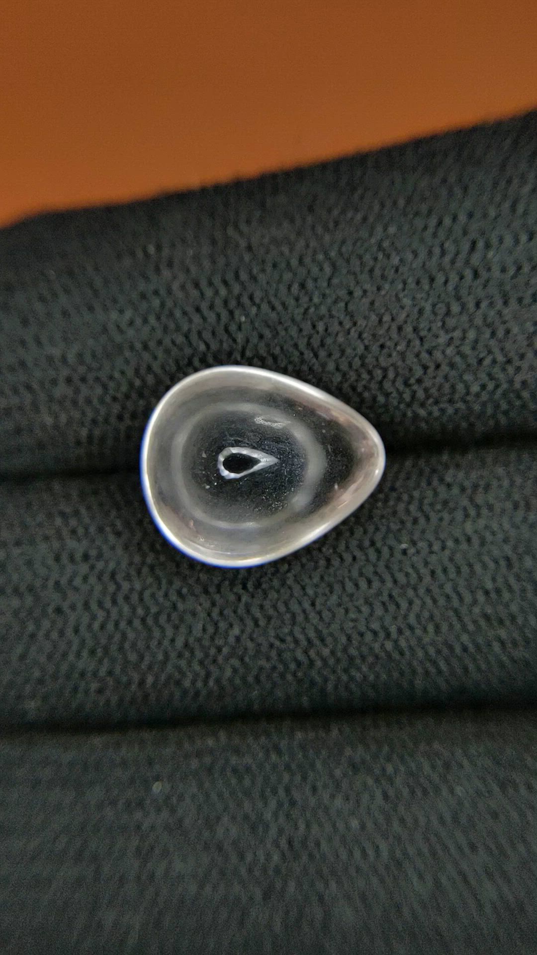 7.07 Ct. White Cabochon Quartz from Madagascar Size Video
