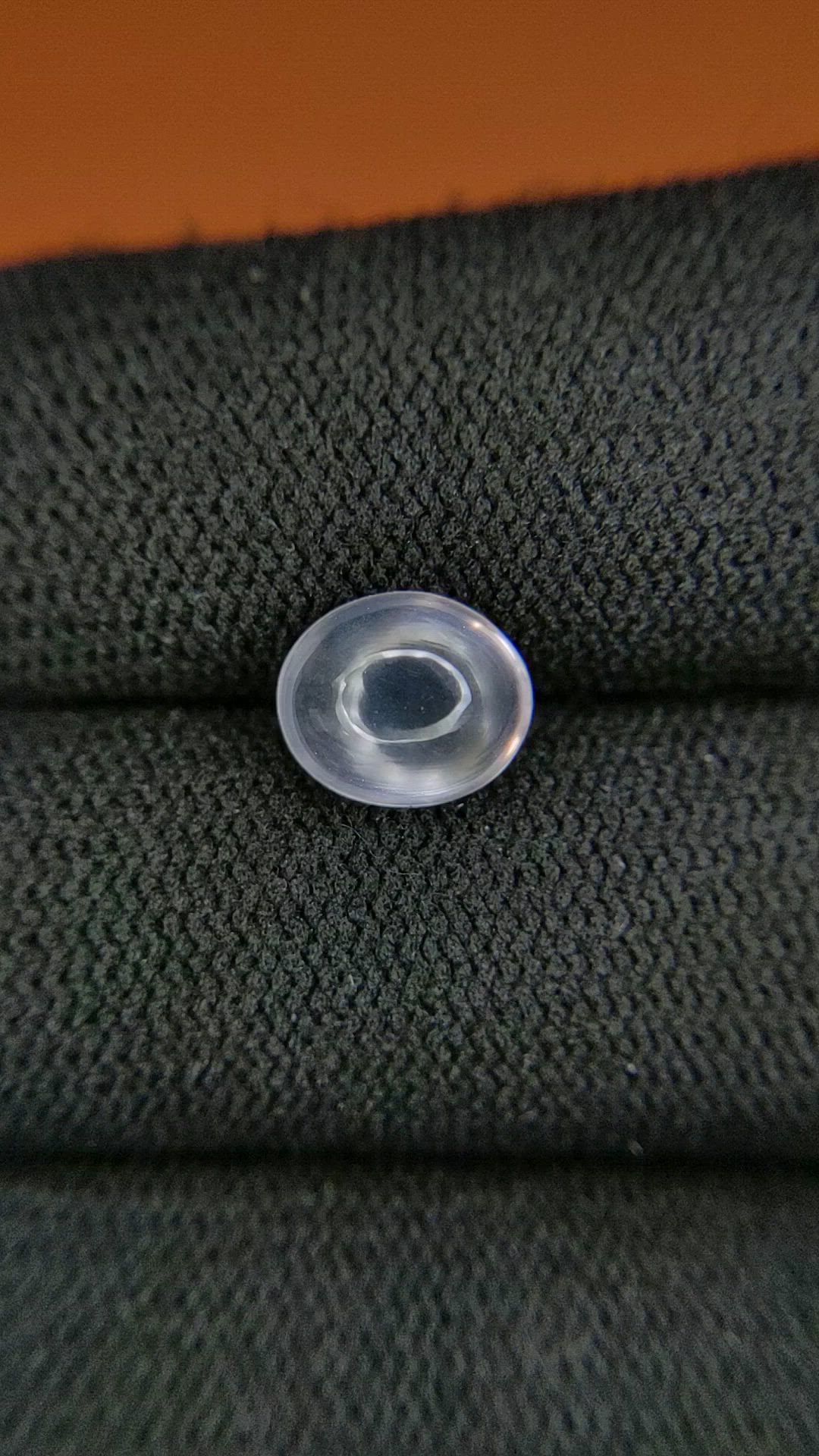 2.07 Ct. White Cabochon Quartz from Madagascar Size Video