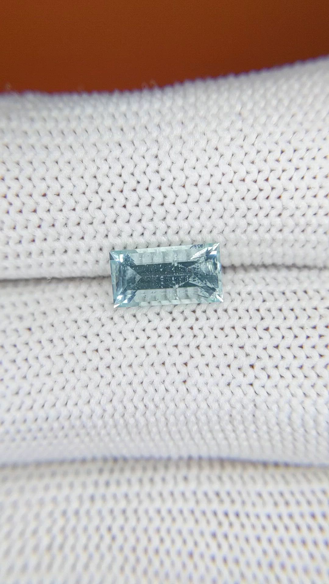 1.44 Ct. Blue Aquamarine from Madagascar Size Video