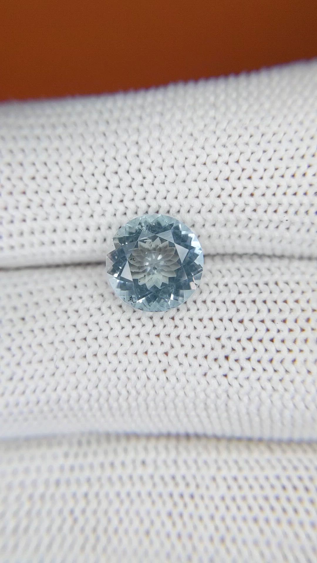 2.05 Ct. Blue Aquamarine from Madagascar Size Video