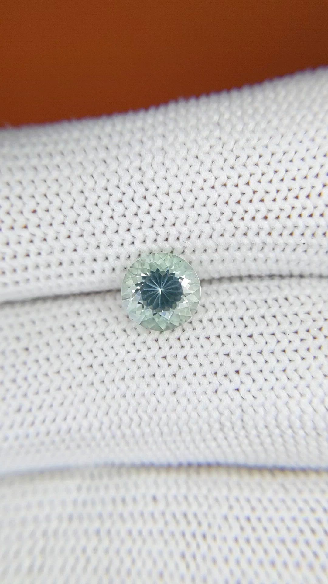 1.13 Ct. Bluish Green Aquamarine from Madagascar Size Video
