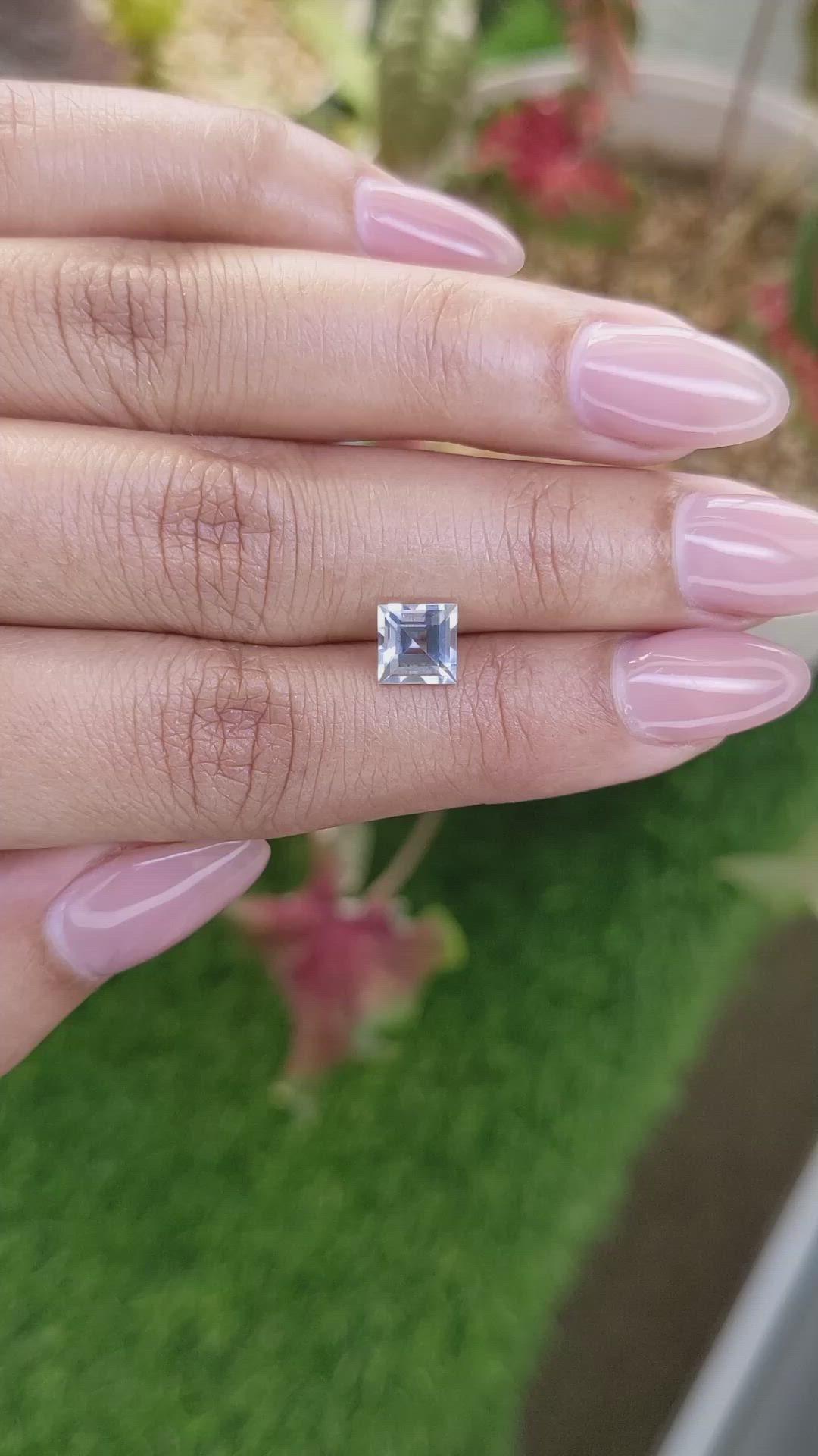 1.16 Ct. Blue Aquamarine from Madagascar Size Video