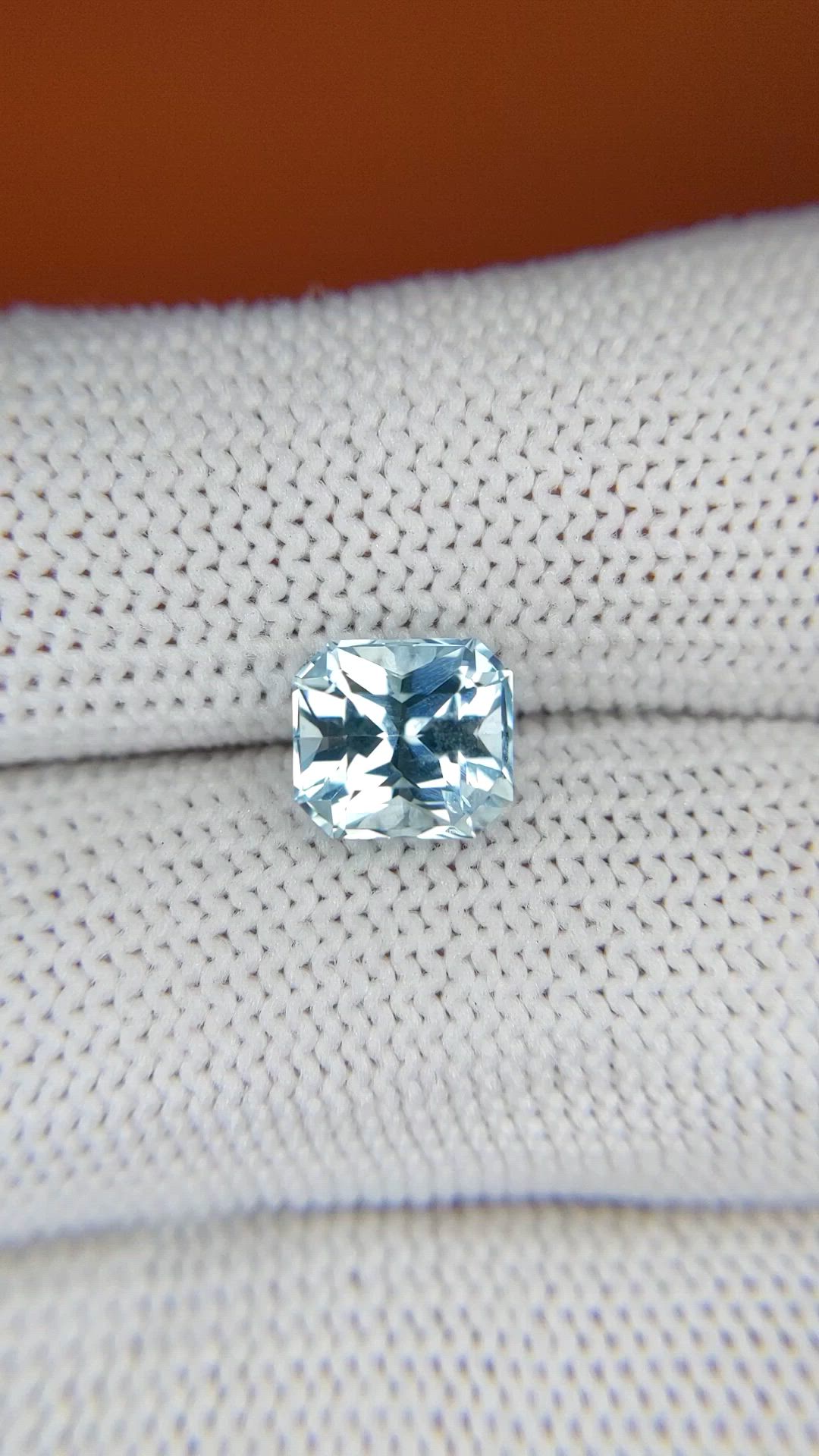 2.00 Ct. Blue Aquamarine from Madagascar Size Video
