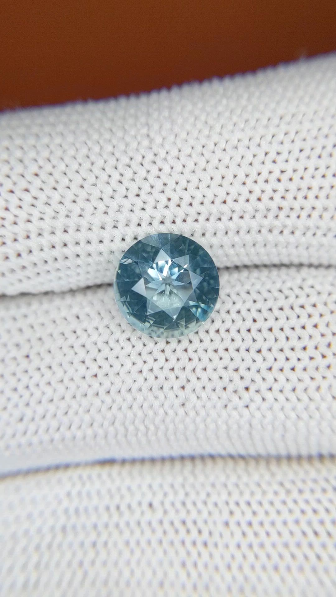 1.88 Ct. Blue Aquamarine from Madagascar Size Video