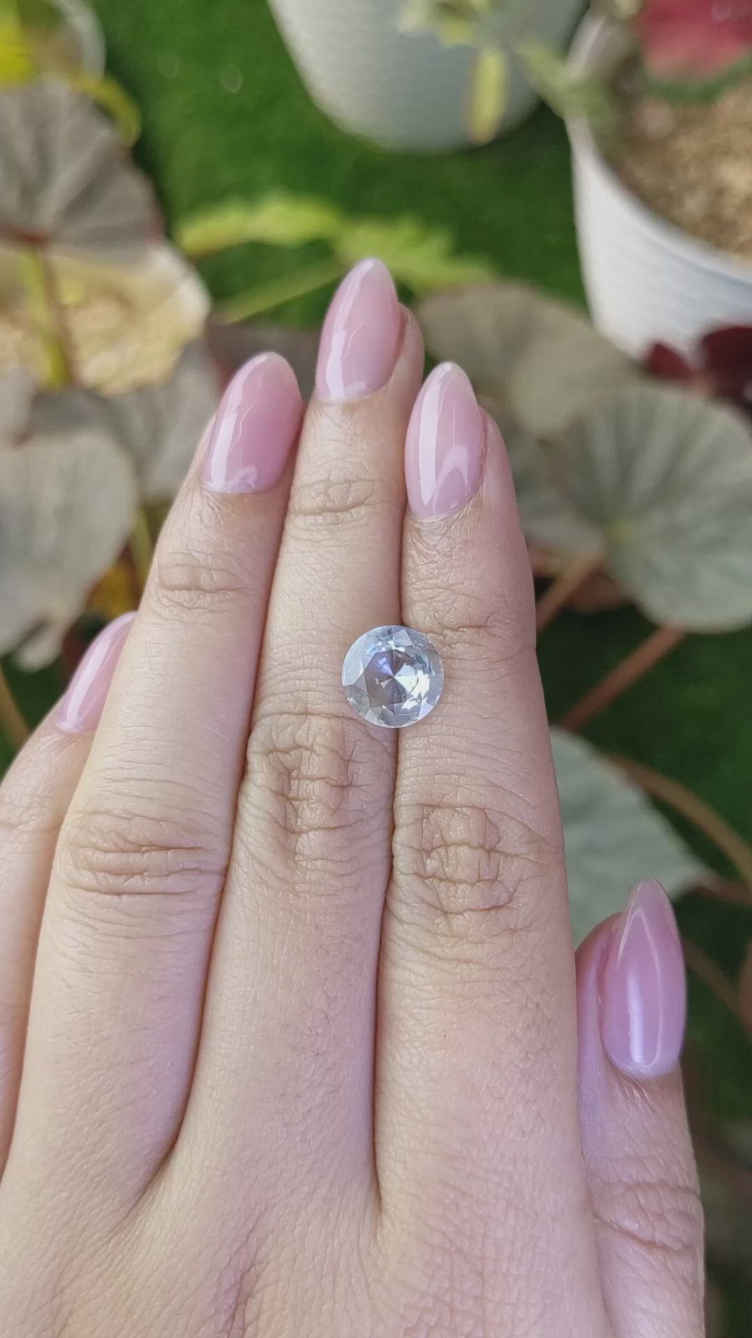 1.78 Ct. Blue Aquamarine from Madagascar Size Video