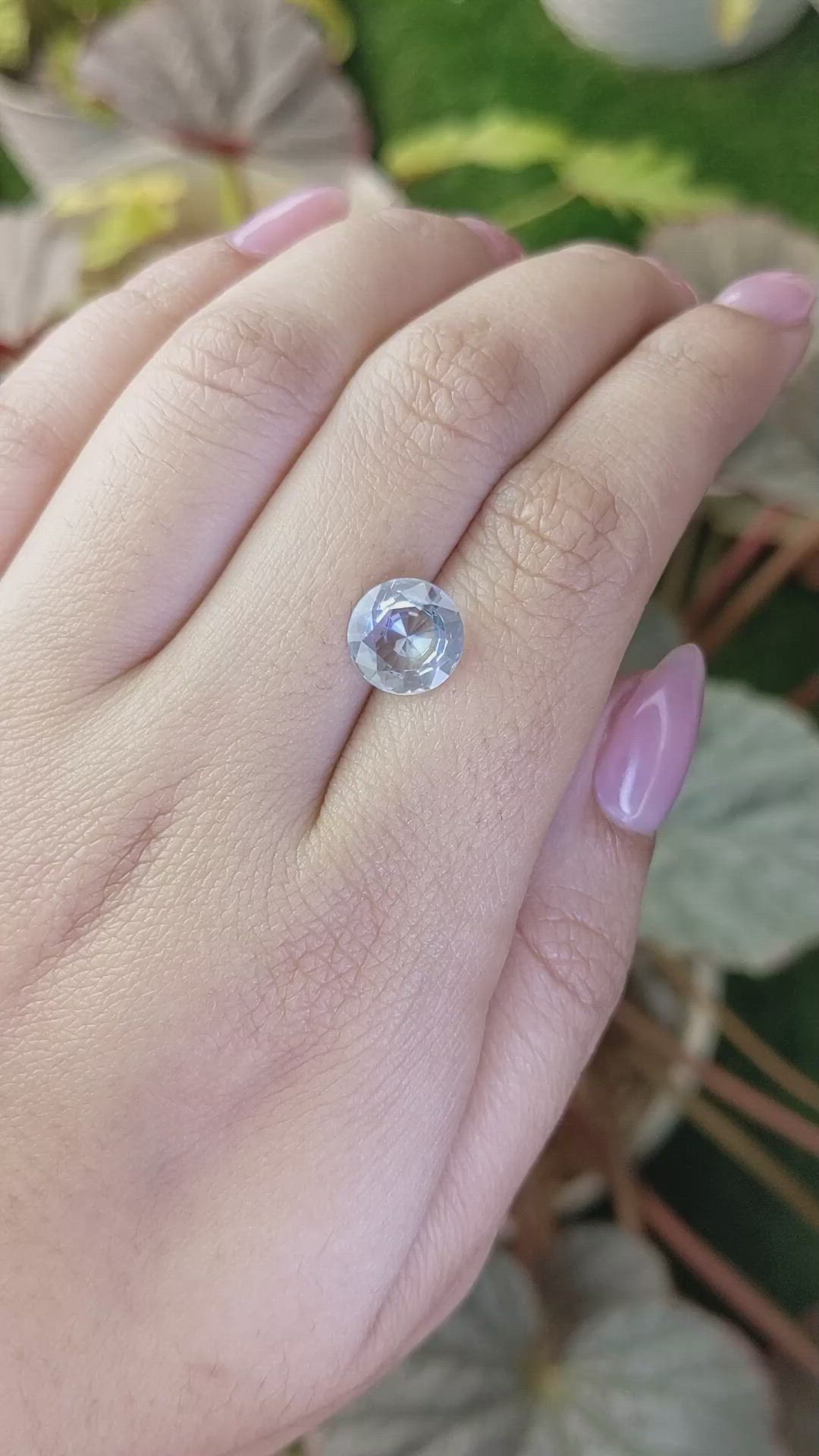 1.78 Ct. Blue Aquamarine from Madagascar Size Video