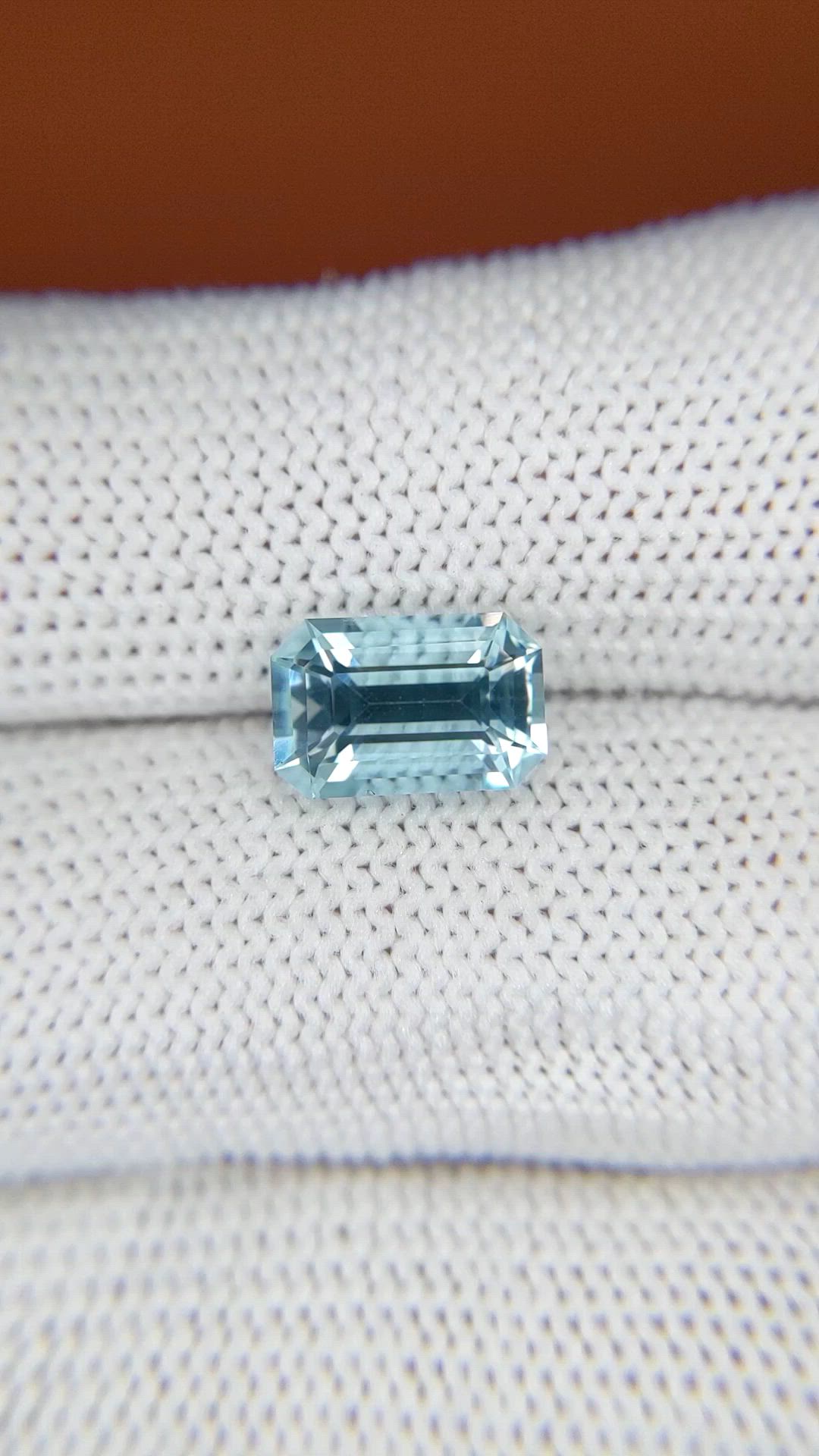 2.24 Ct. Blue Aquamarine from Madagascar Size Video
