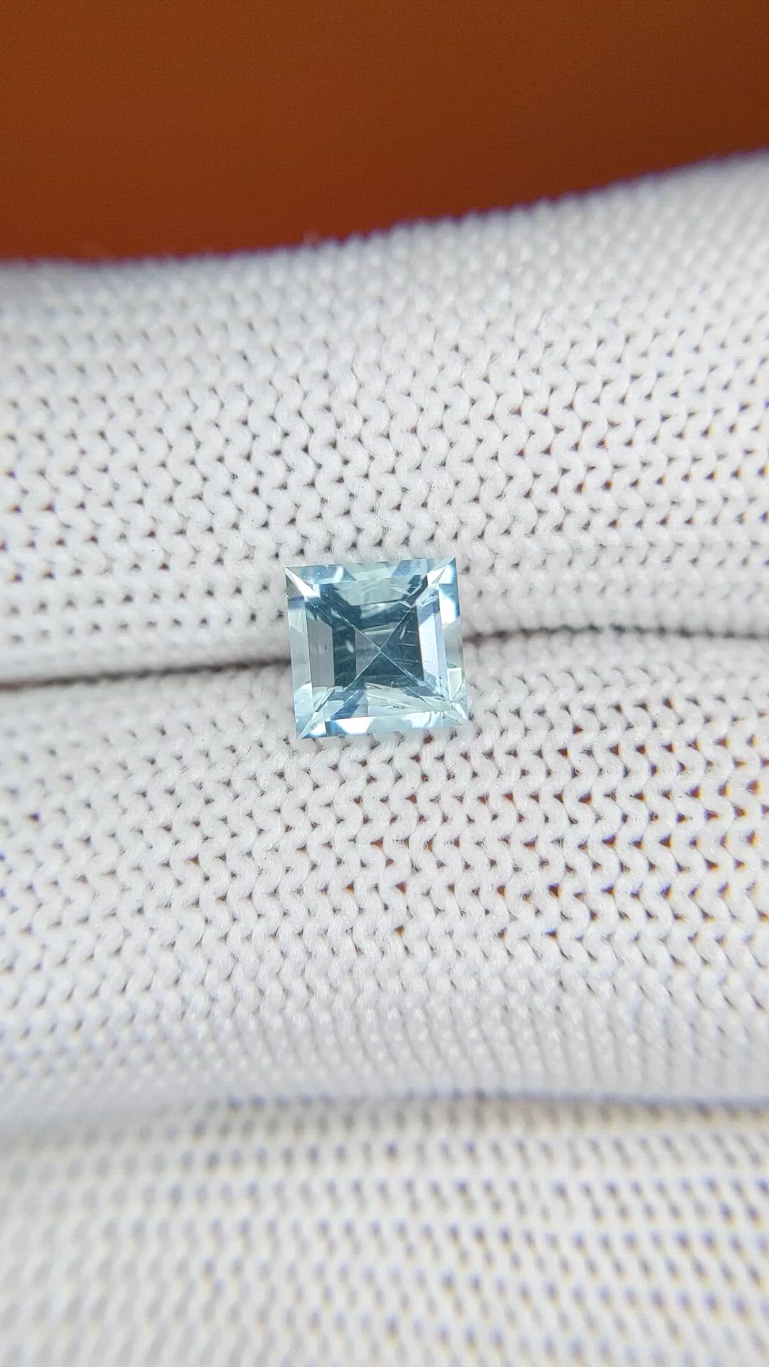 1.17 Ct. Greenish Blue Aquamarine from Madagascar Size Video