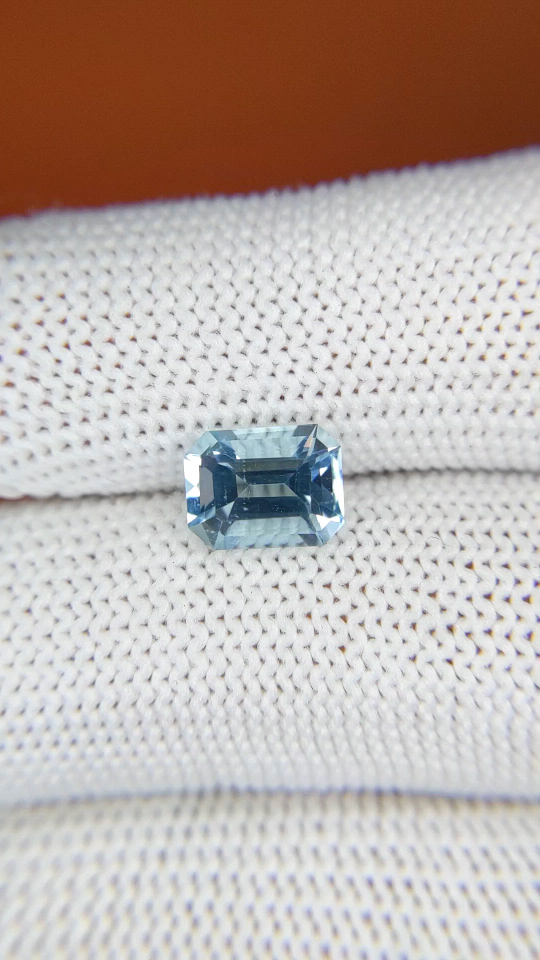 1.65 Ct. Blue Aquamarine from Madagascar Size Video