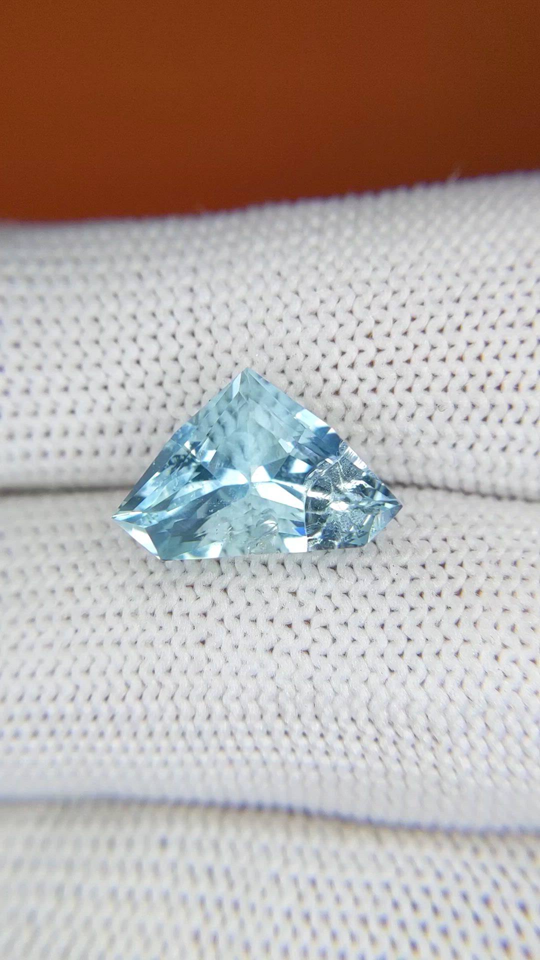 4.72 Ct. Blue Aquamarine from Madagascar Size Video
