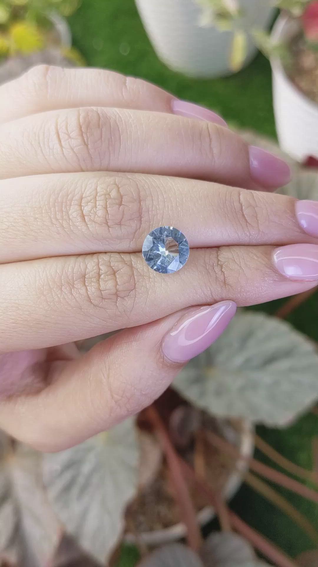 1.97 Ct. Blue Aquamarine from Madagascar Size Video