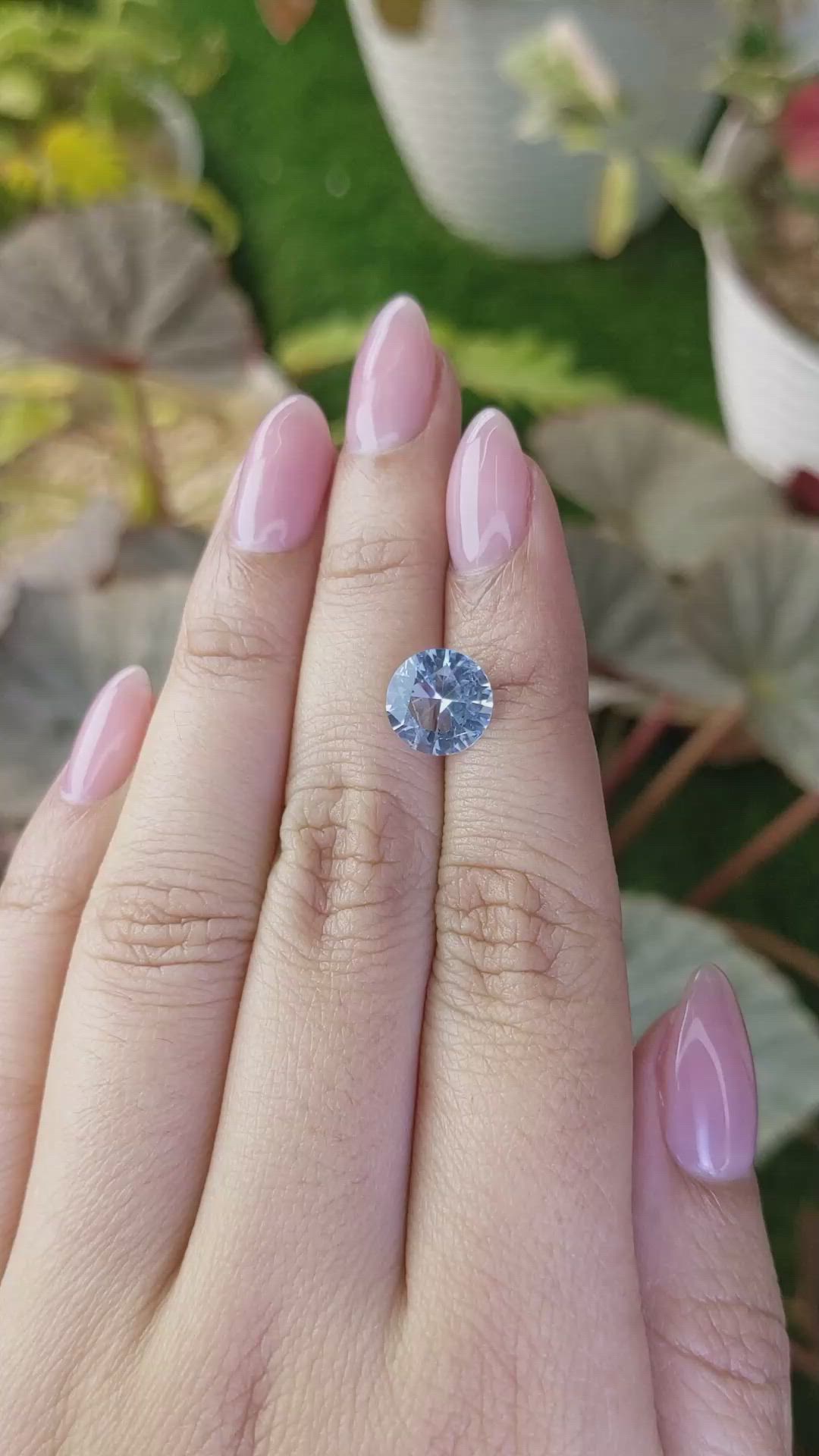 1.97 Ct. Blue Aquamarine from Madagascar Size Video