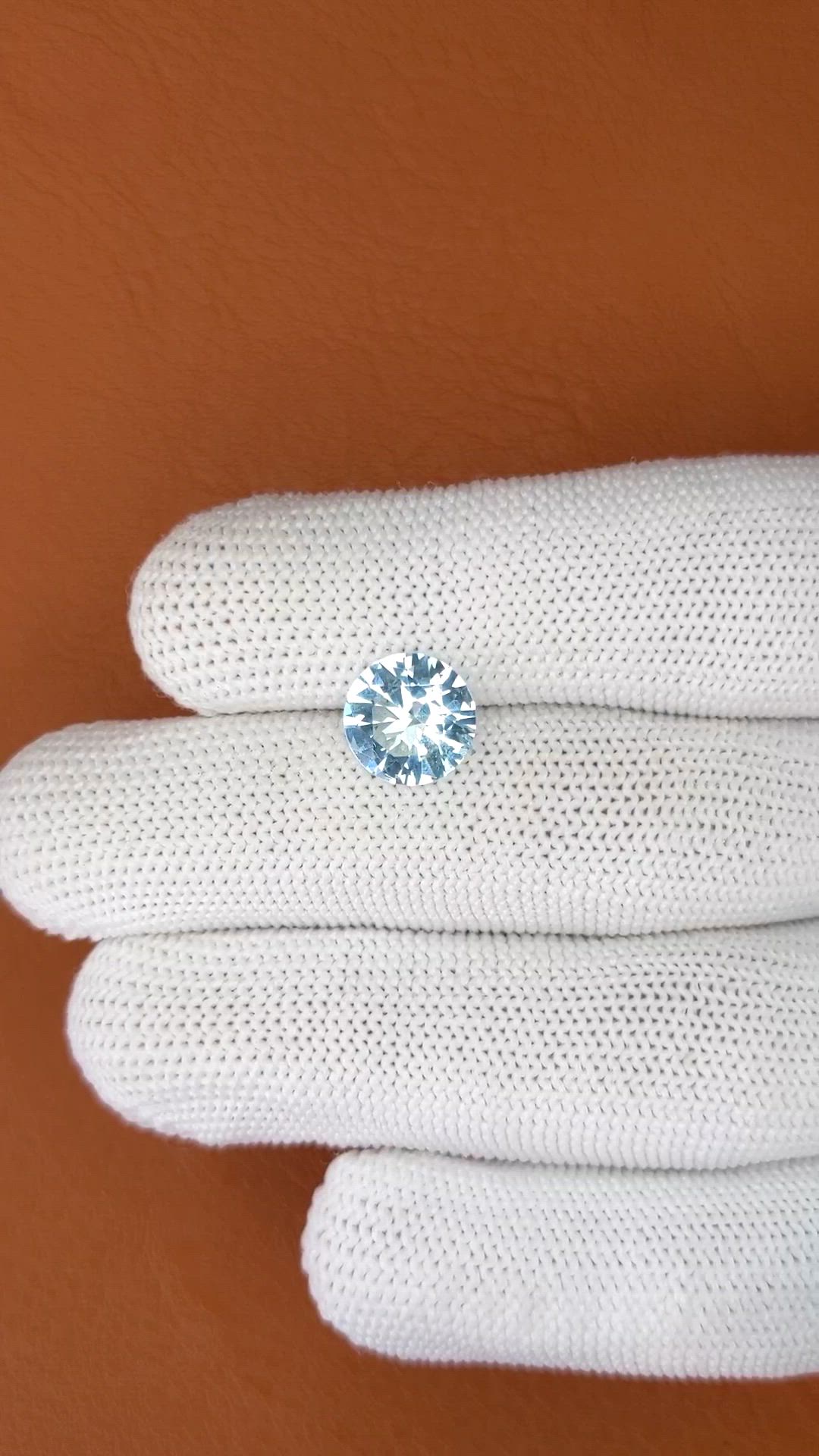 1.97 Ct. Blue Aquamarine from Madagascar Size Video