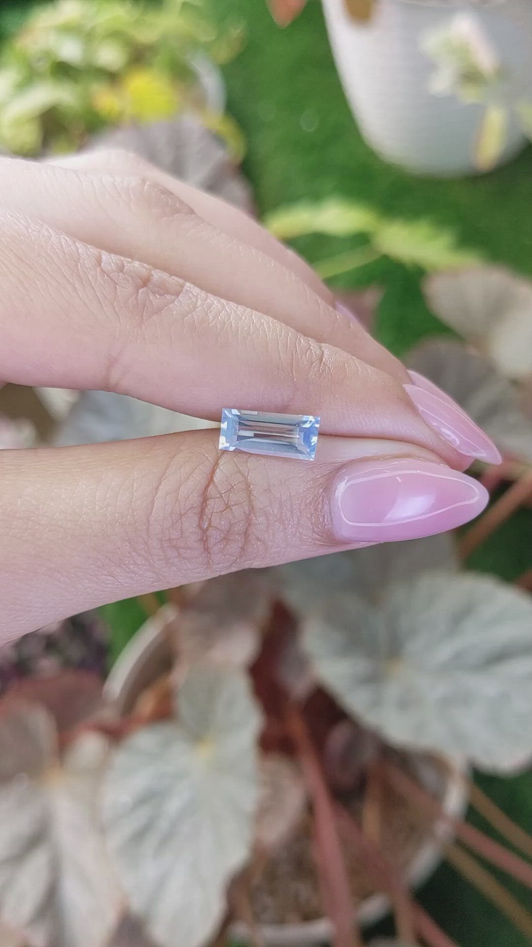 1.47 Ct. Blue Aquamarine from Madagascar Size Video