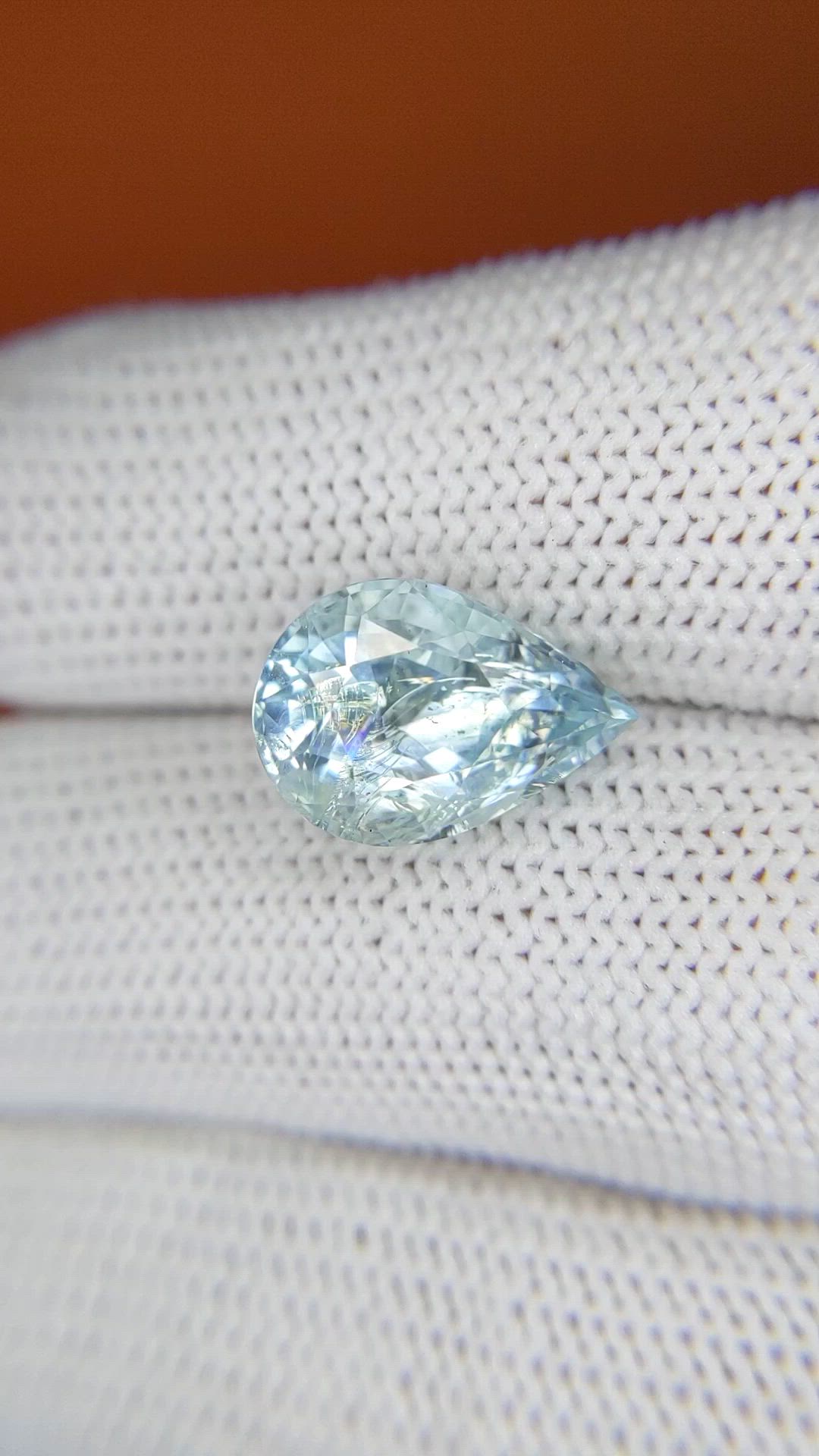 5.13 Ct. Blue Aquamarine from Madagascar Size Video