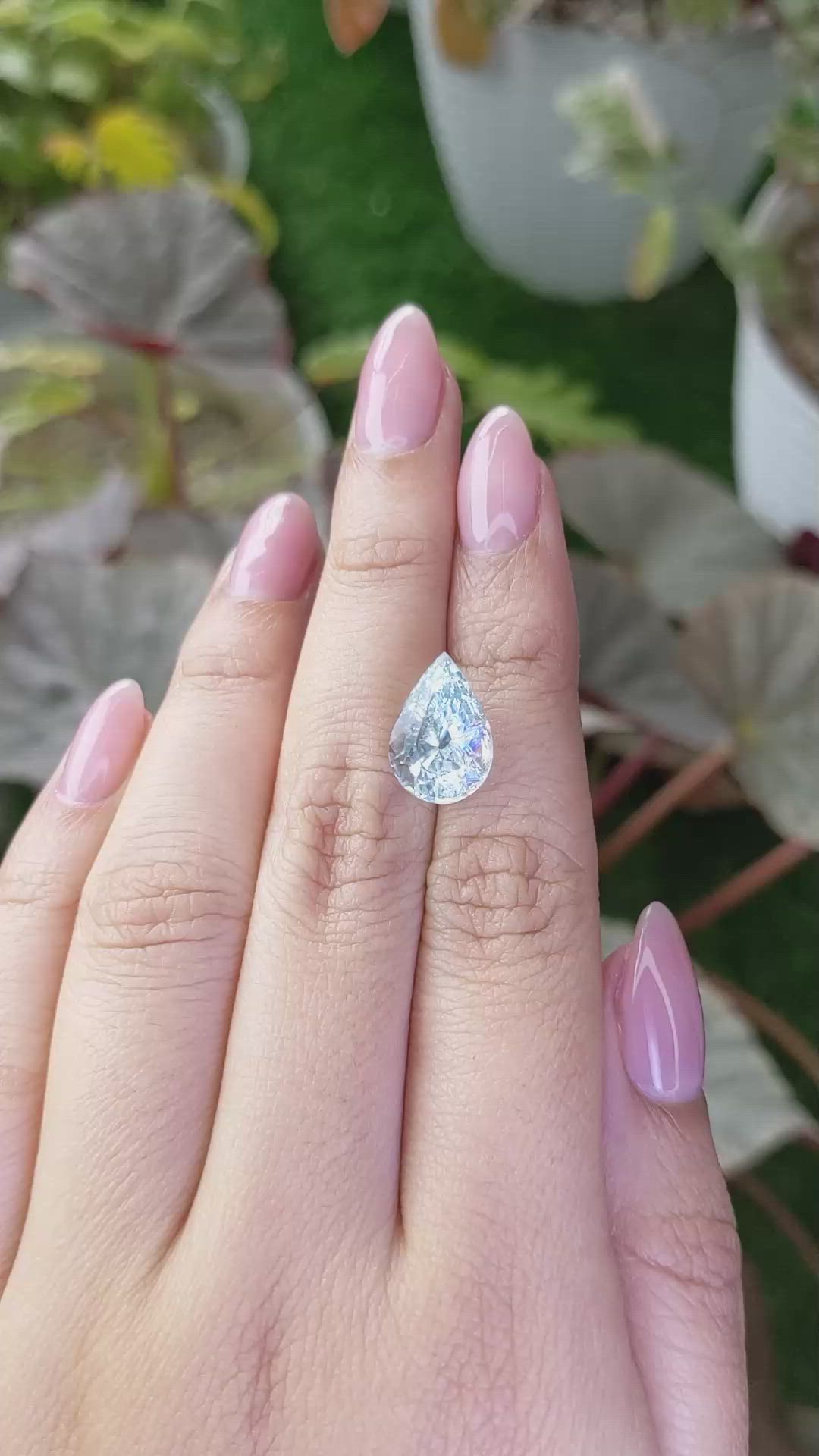 5.13 Ct. Blue Aquamarine from Madagascar Size Video