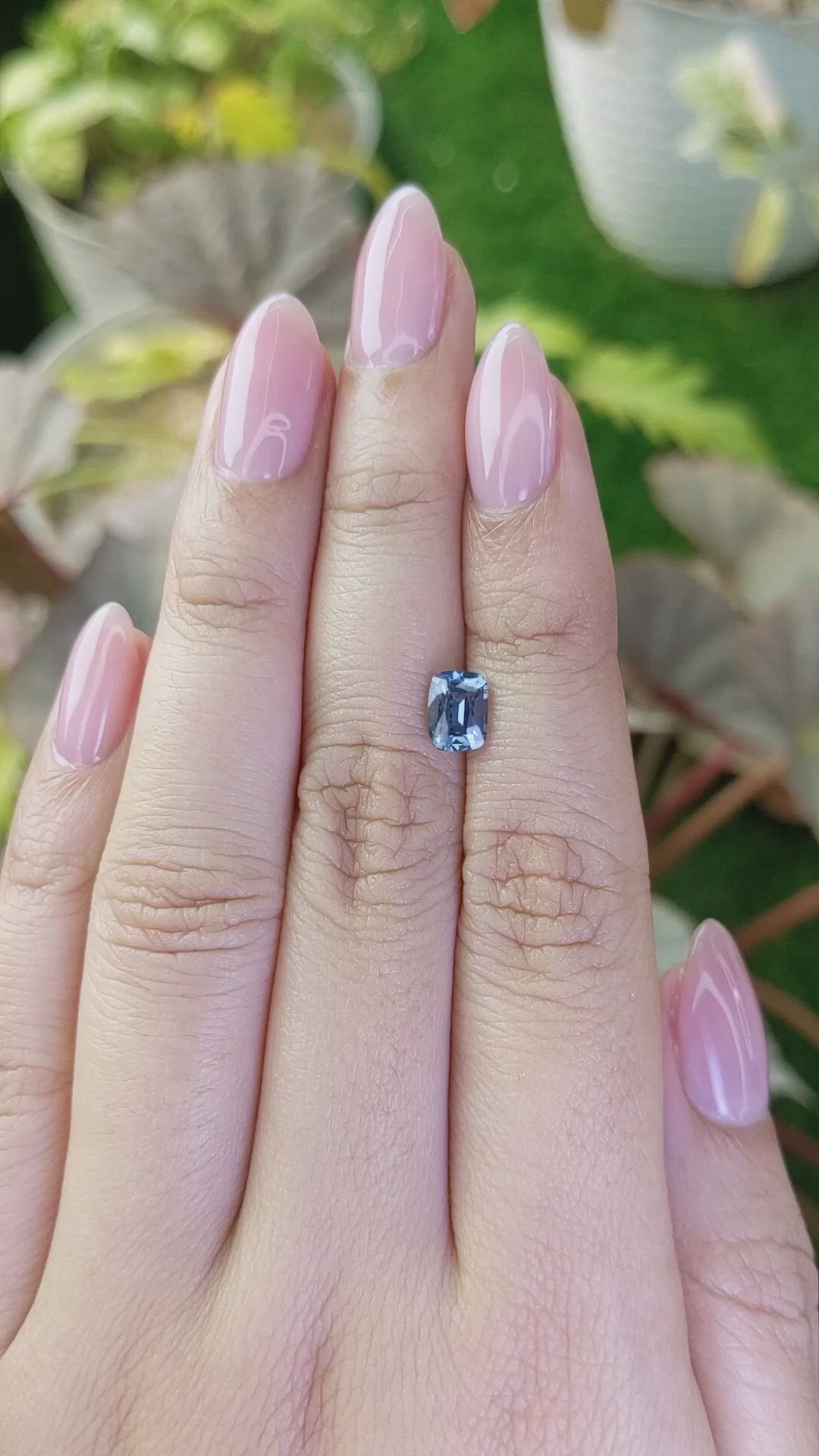 1.01 Ct. Blue Spinel from Ceylon (Sri Lanka) Size Video