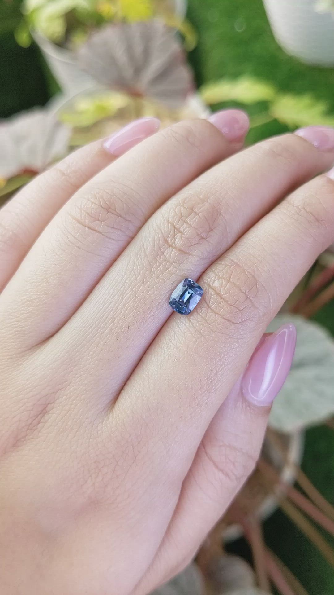 1.01 Ct. Blue Spinel from Ceylon (Sri Lanka) Size Video