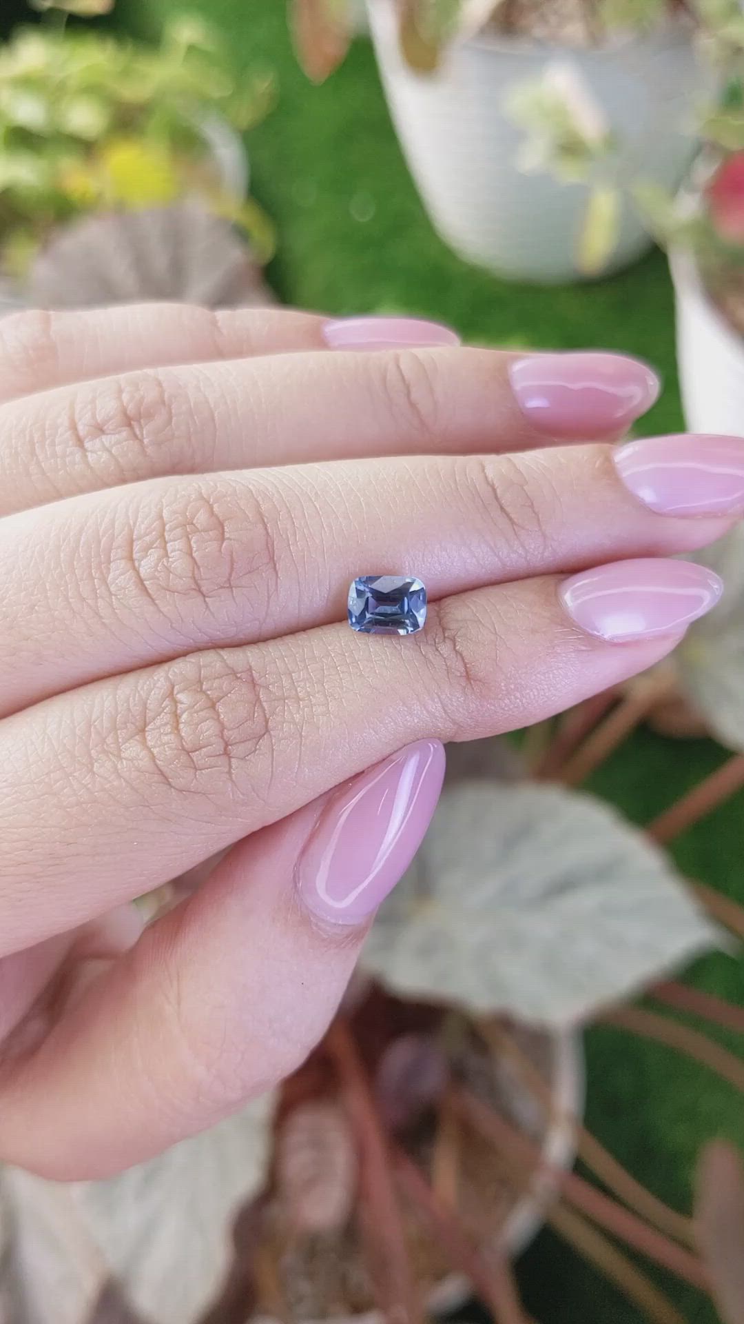 1.01 Ct. Blue Spinel from Ceylon (Sri Lanka) Size Video