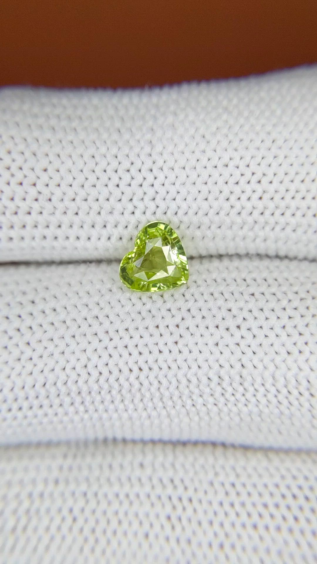 1.02 Ct. Yellowish Green Chrysoberyl from Ceylon (Sri Lanka) Size Video