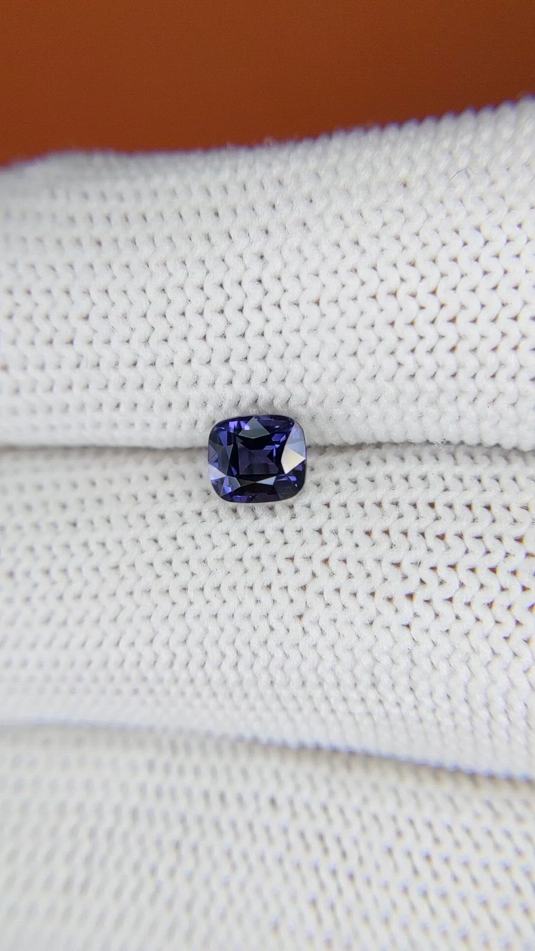 0.81 Ct. Blue Cobalt Spinel from Ceylon (Sri Lanka) Size Video
