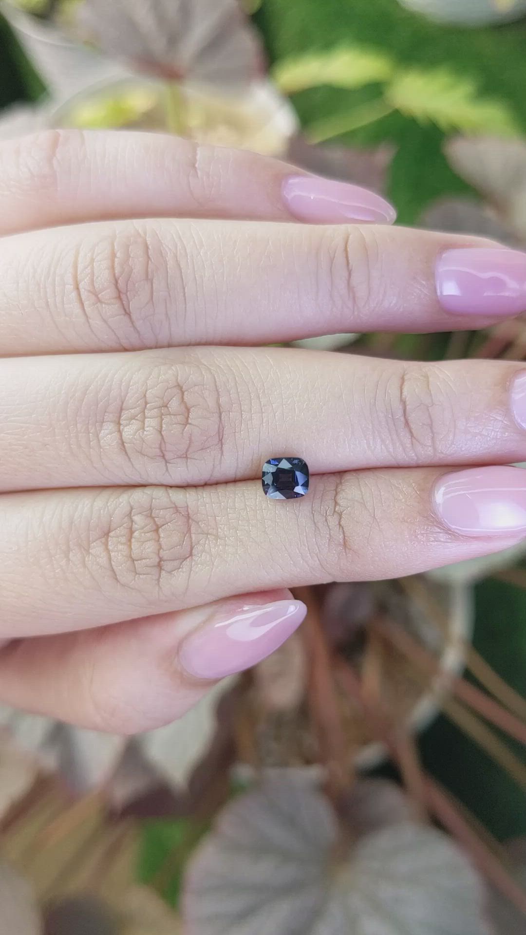 0.81 Ct. Blue Cobalt Spinel from Ceylon (Sri Lanka) Size Video