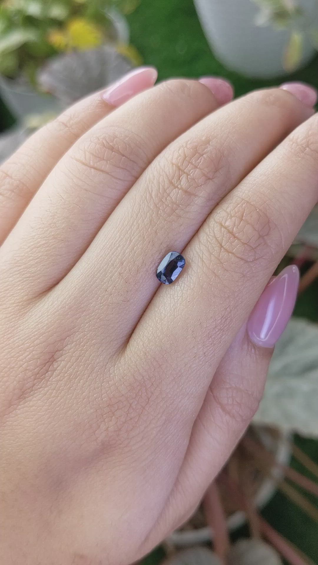 0.92 Ct. Blue Cobalt Spinel from Ceylon (Sri Lanka) Size Video