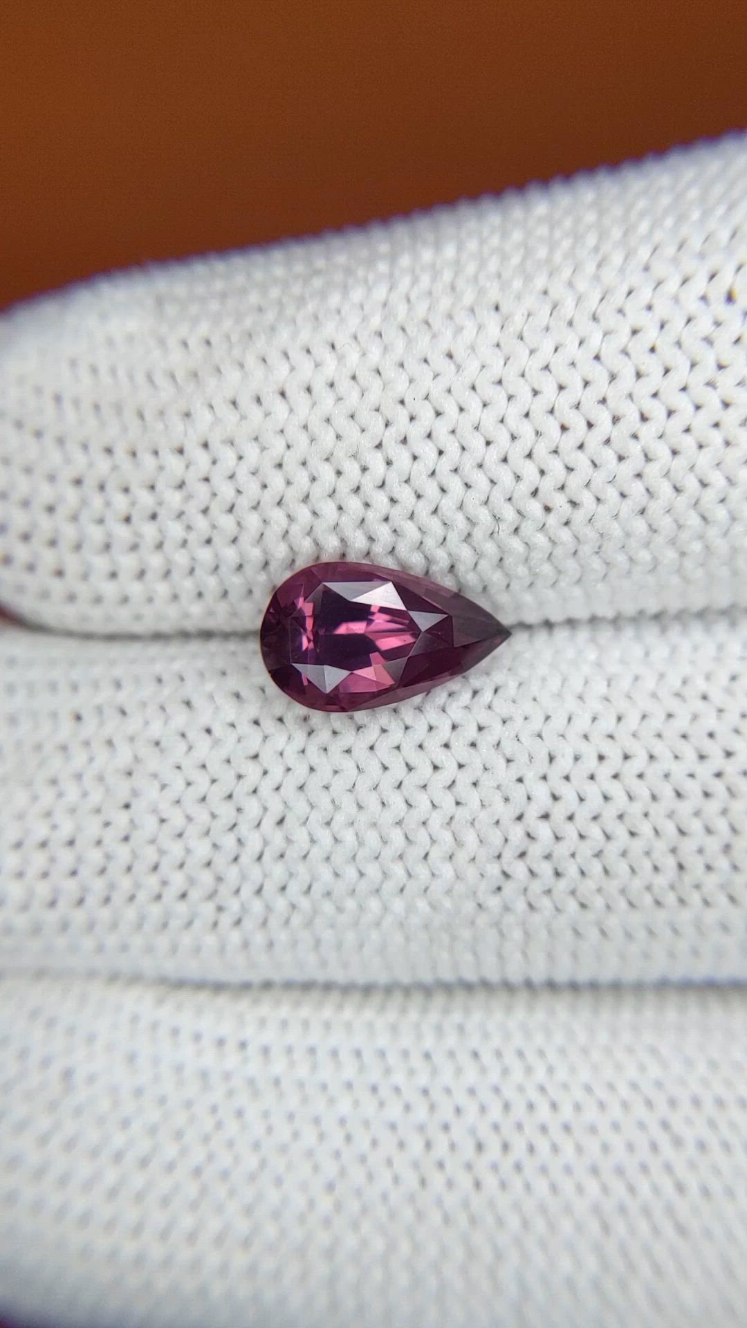 1.86 Ct. Purplish Pink Spinel from Ceylon (Sri Lanka) Size Video