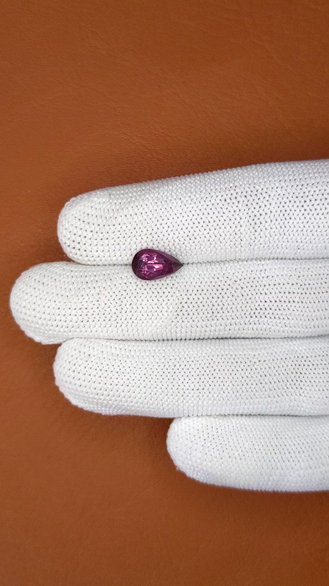 1.86 Ct. Purplish Pink Spinel from Ceylon (Sri Lanka) Size Video