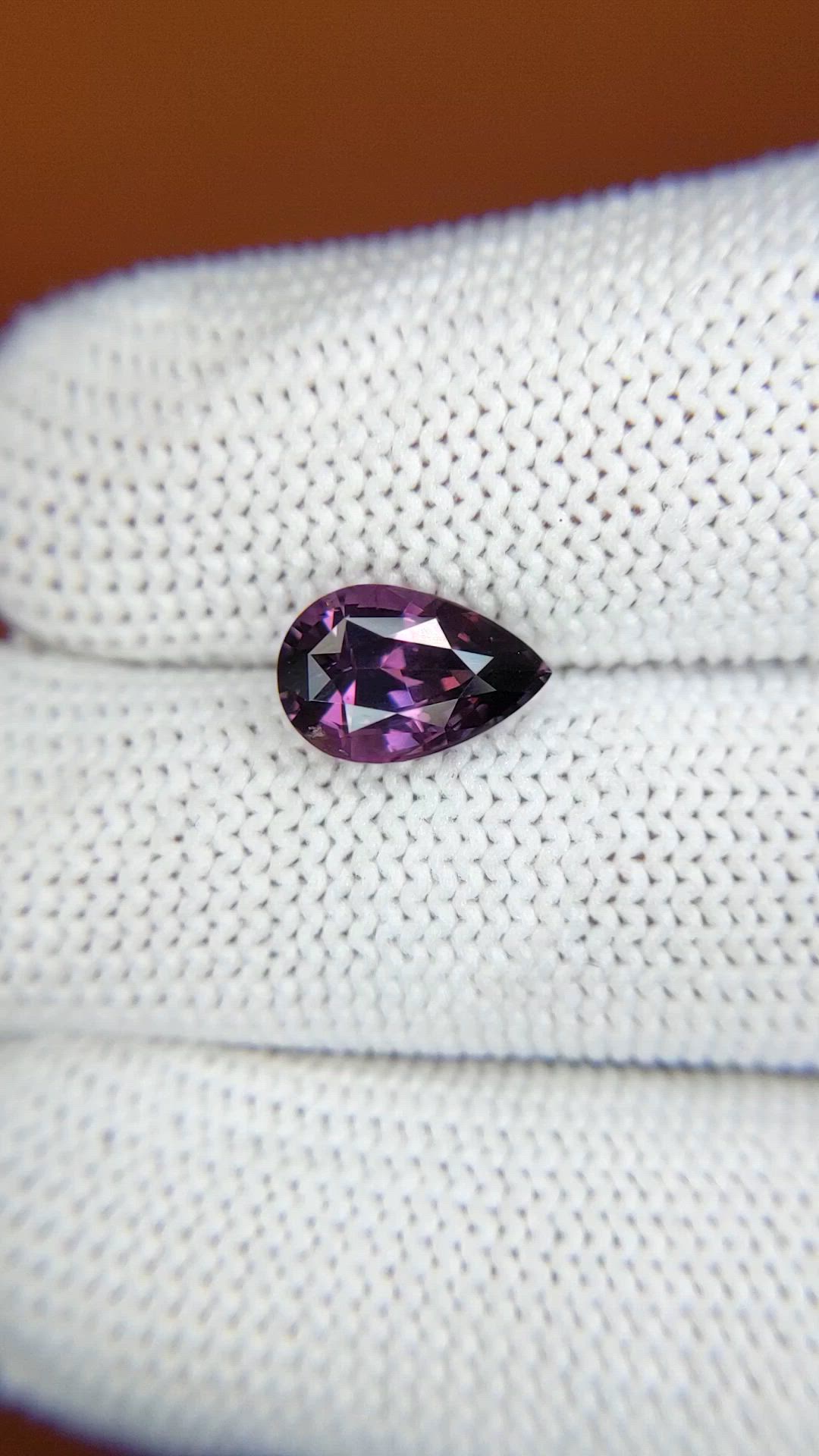 2.28 Ct. Pinkish Purple Spinel from Ceylon (Sri Lanka) Size Video