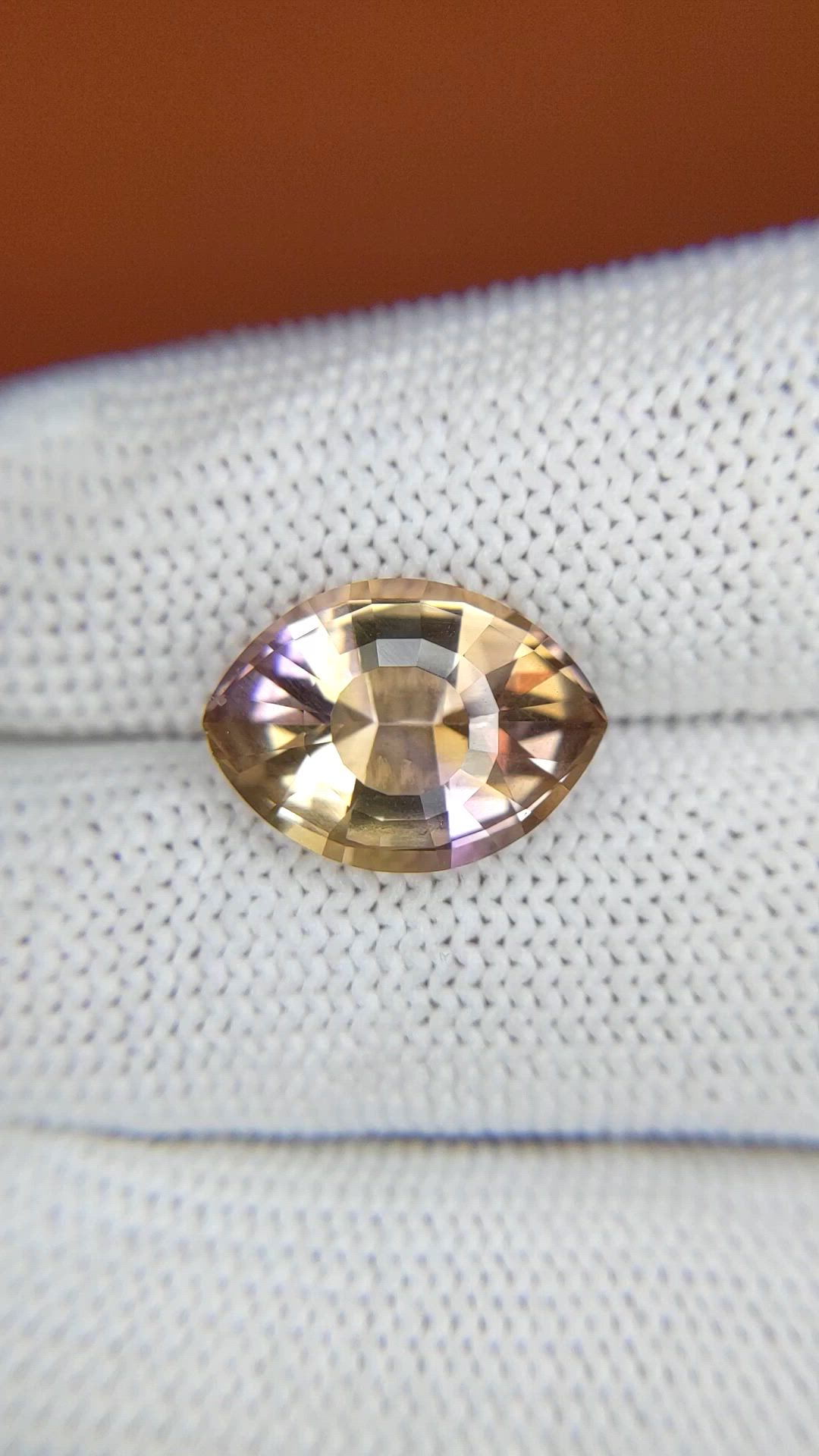5.14 Ct. Bi Color Ametrine from Madagascar Size Video