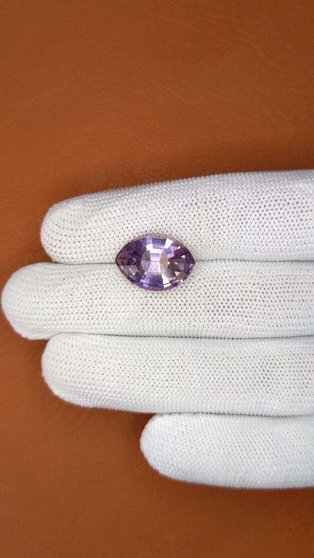 7.50 Ct. Bi Color Ametrine from Madagascar Size Video