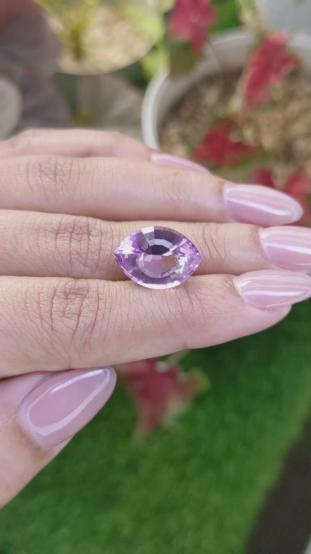 7.50 Ct. Bi Color Ametrine from Madagascar Size Video