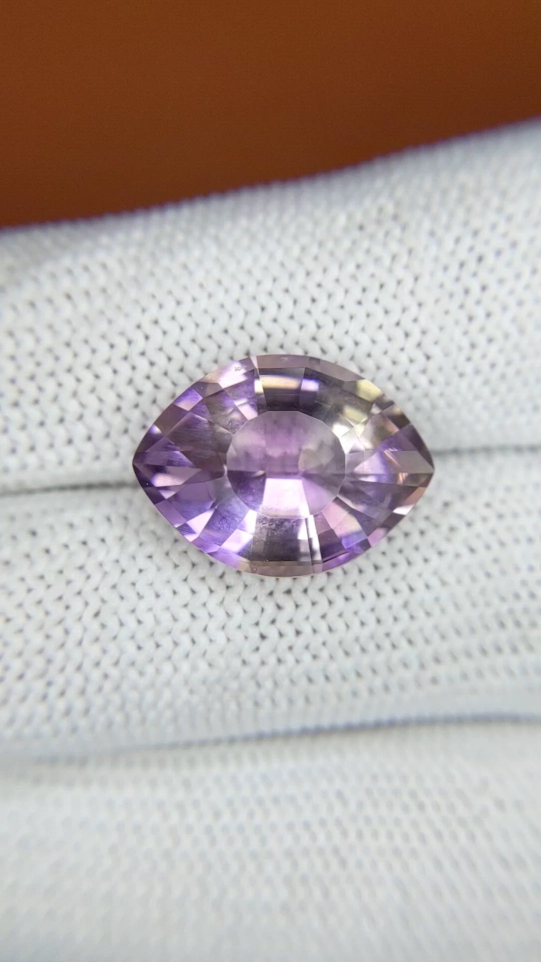 7.11 Ct. Bi Color Ametrine from Madagascar Size Video