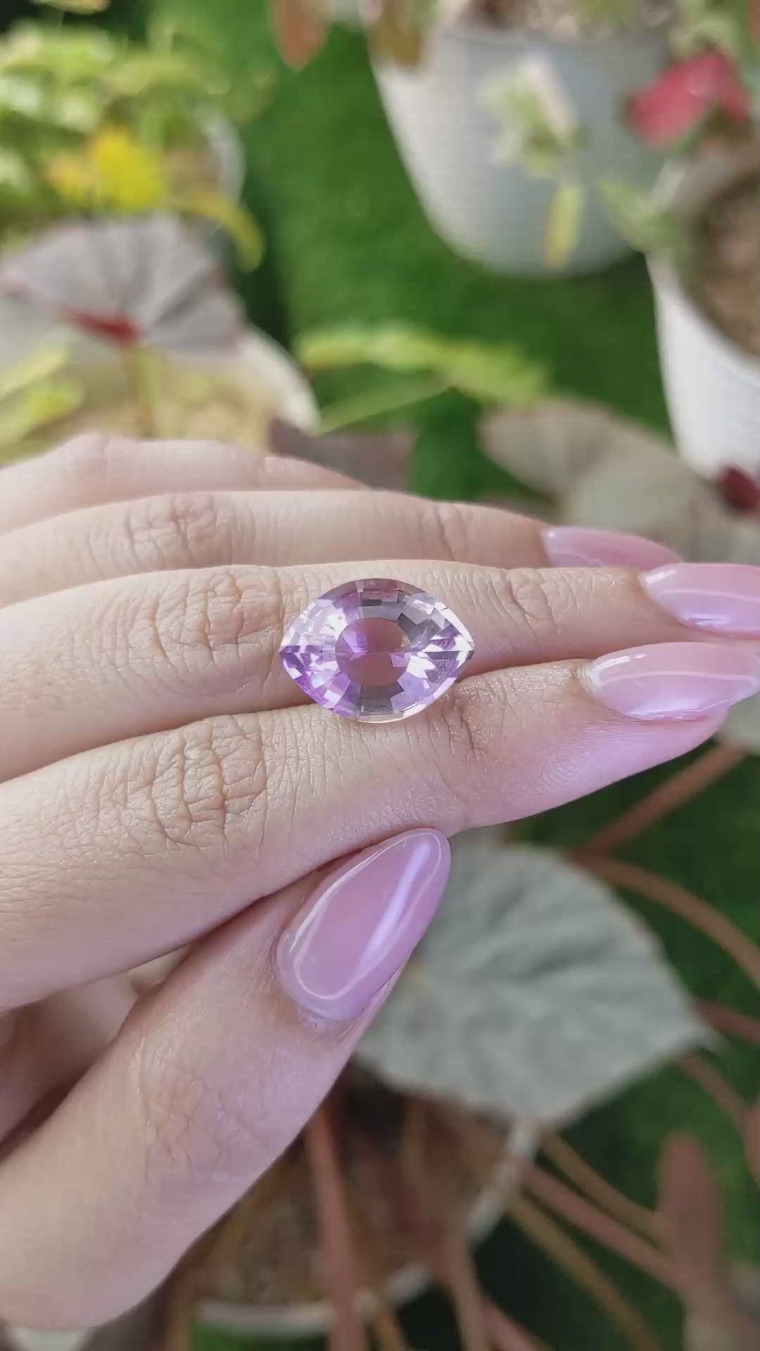 7.11 Ct. Bi Color Ametrine from Madagascar Size Video
