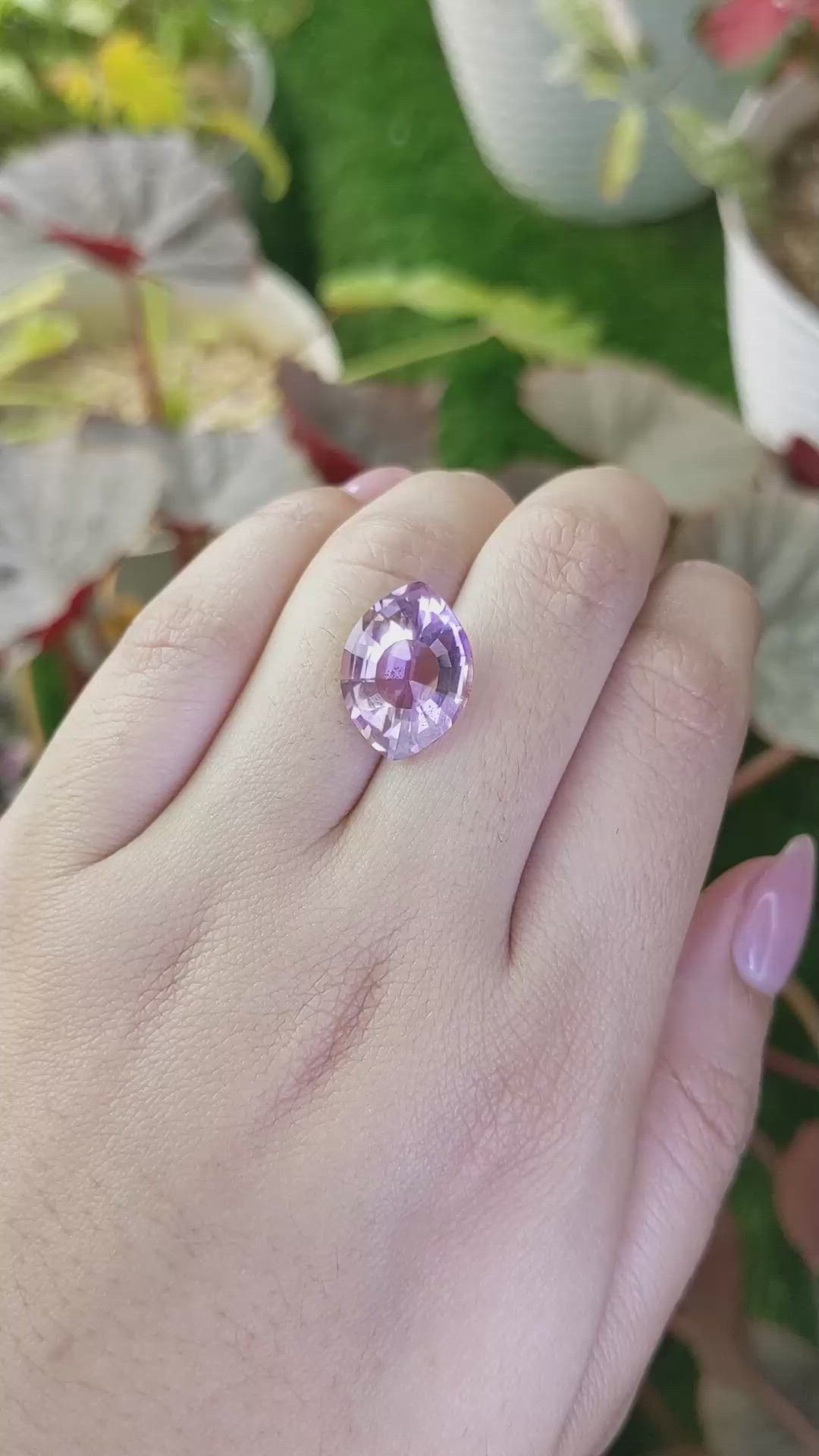 7.11 Ct. Bi Color Ametrine from Madagascar Size Video