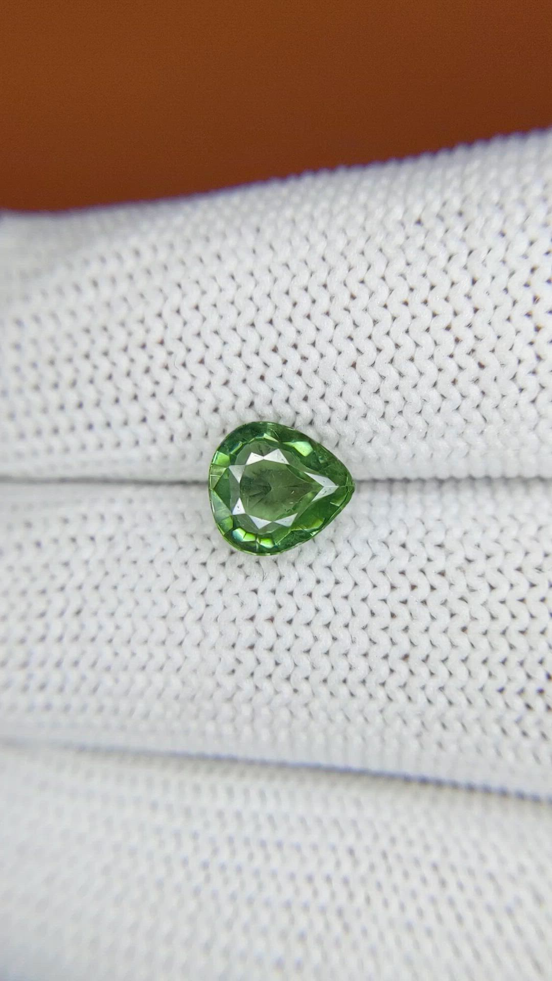 2.02 Ct. Green Zircon from Ceylon (Sri Lanka) Size Video